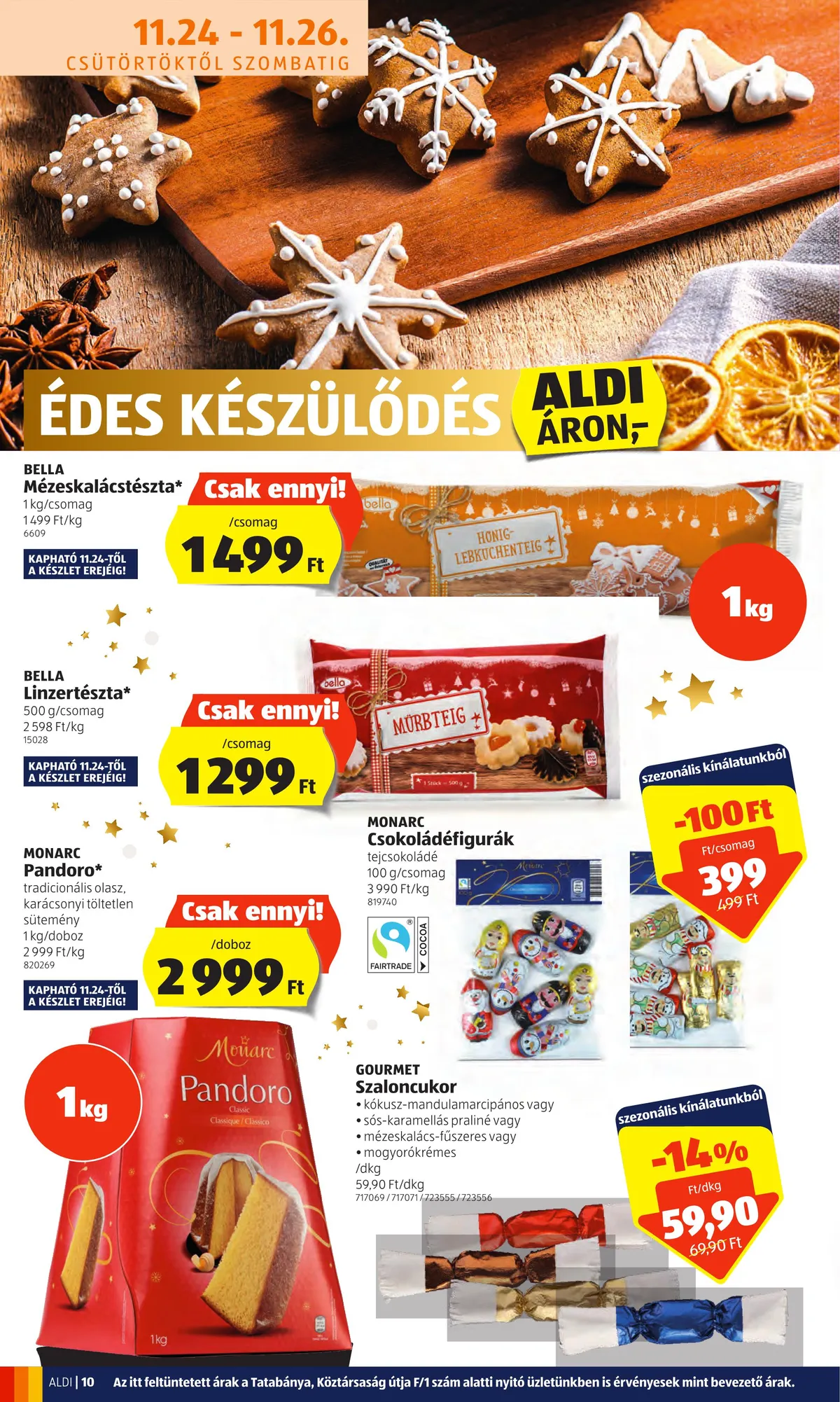 Aldi akciós újság 11.24–11.30 – 10. oldal