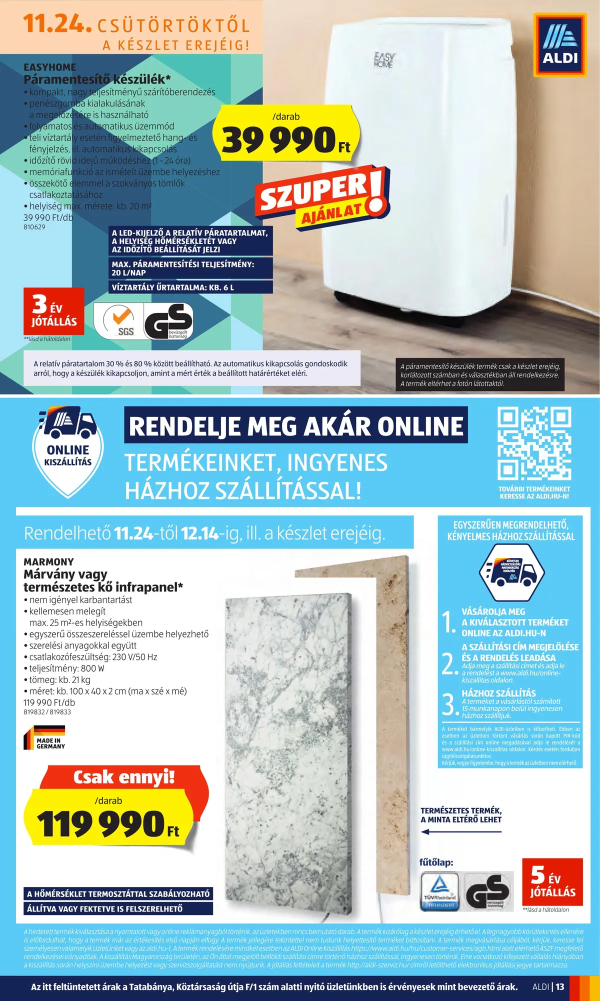 Aldi akciós újság 11.24–11.30 – 13. oldal