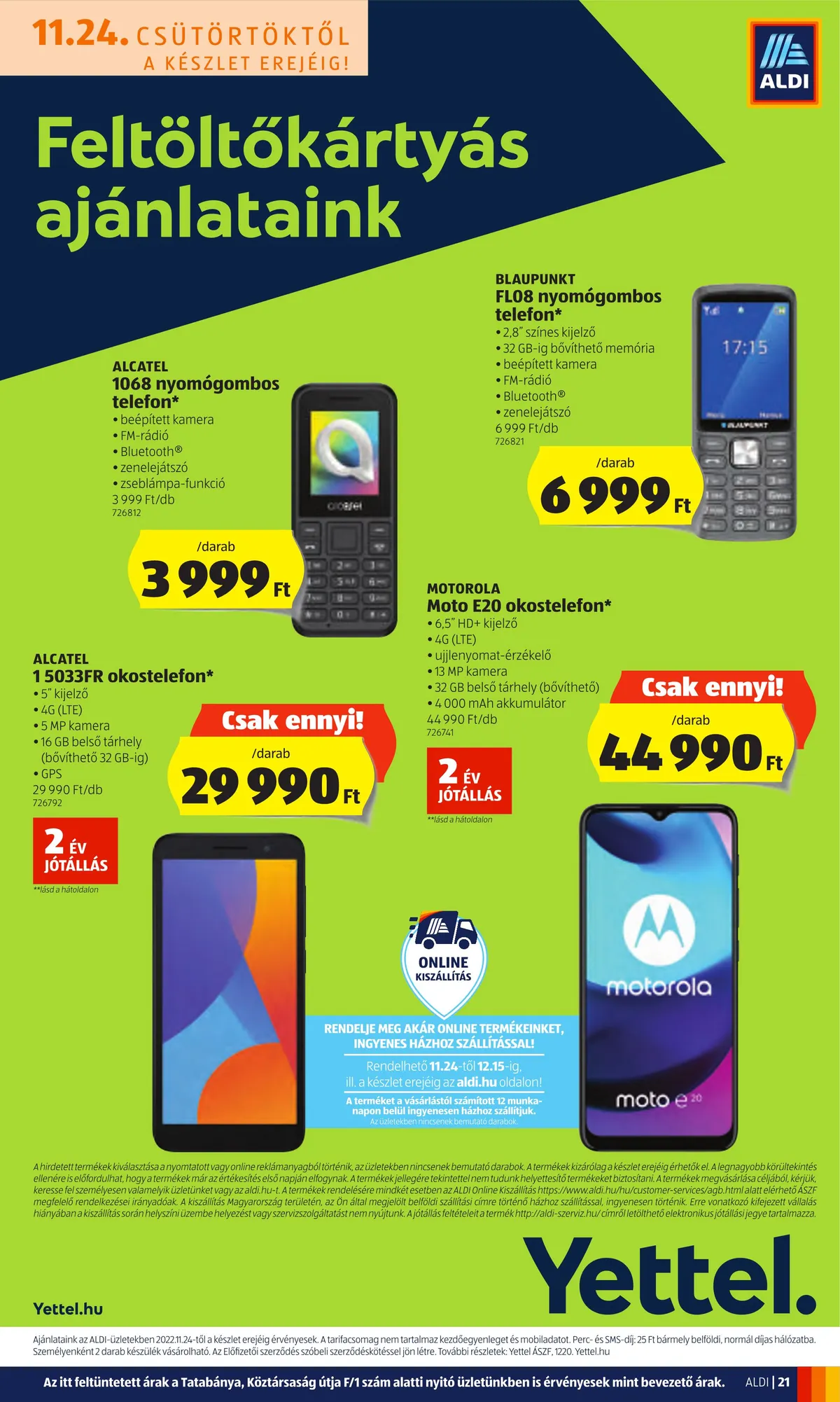 Aldi akciós újság 11.24–11.30 – 21. oldal