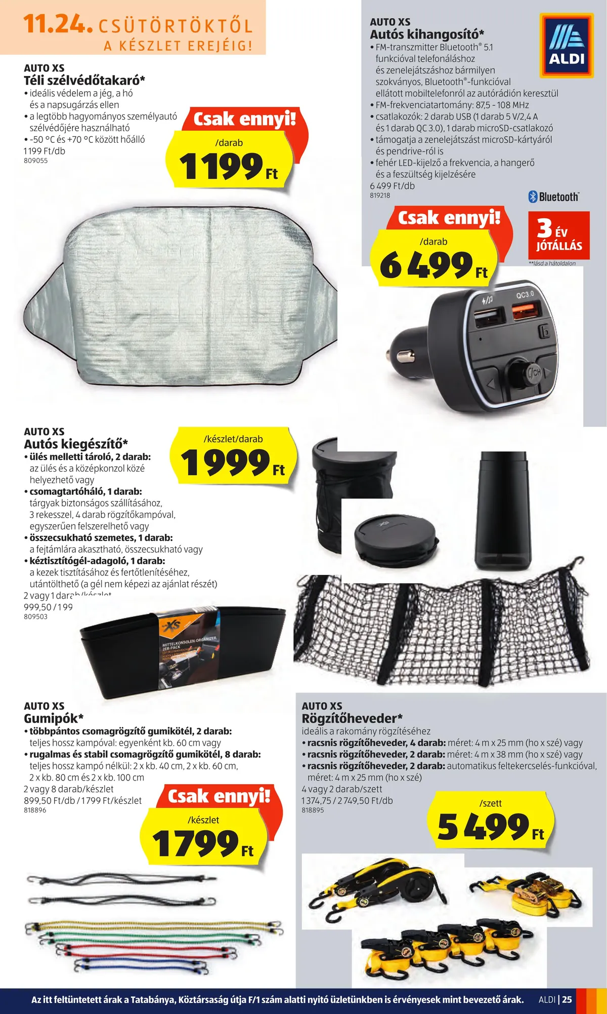 Aldi akciós újság 11.24–11.30 – 25. oldal