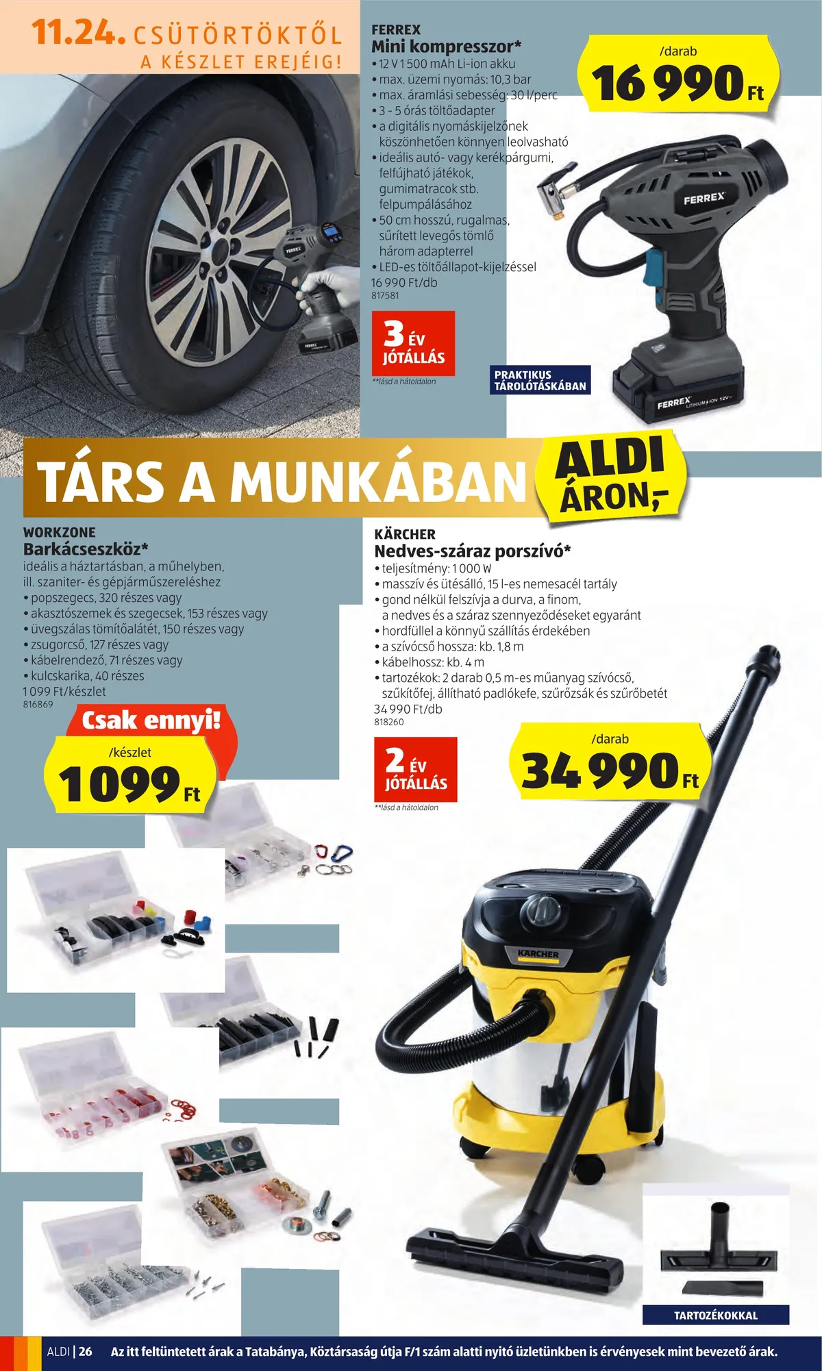Aldi akciós újság 11.24–11.30 – 26. oldal