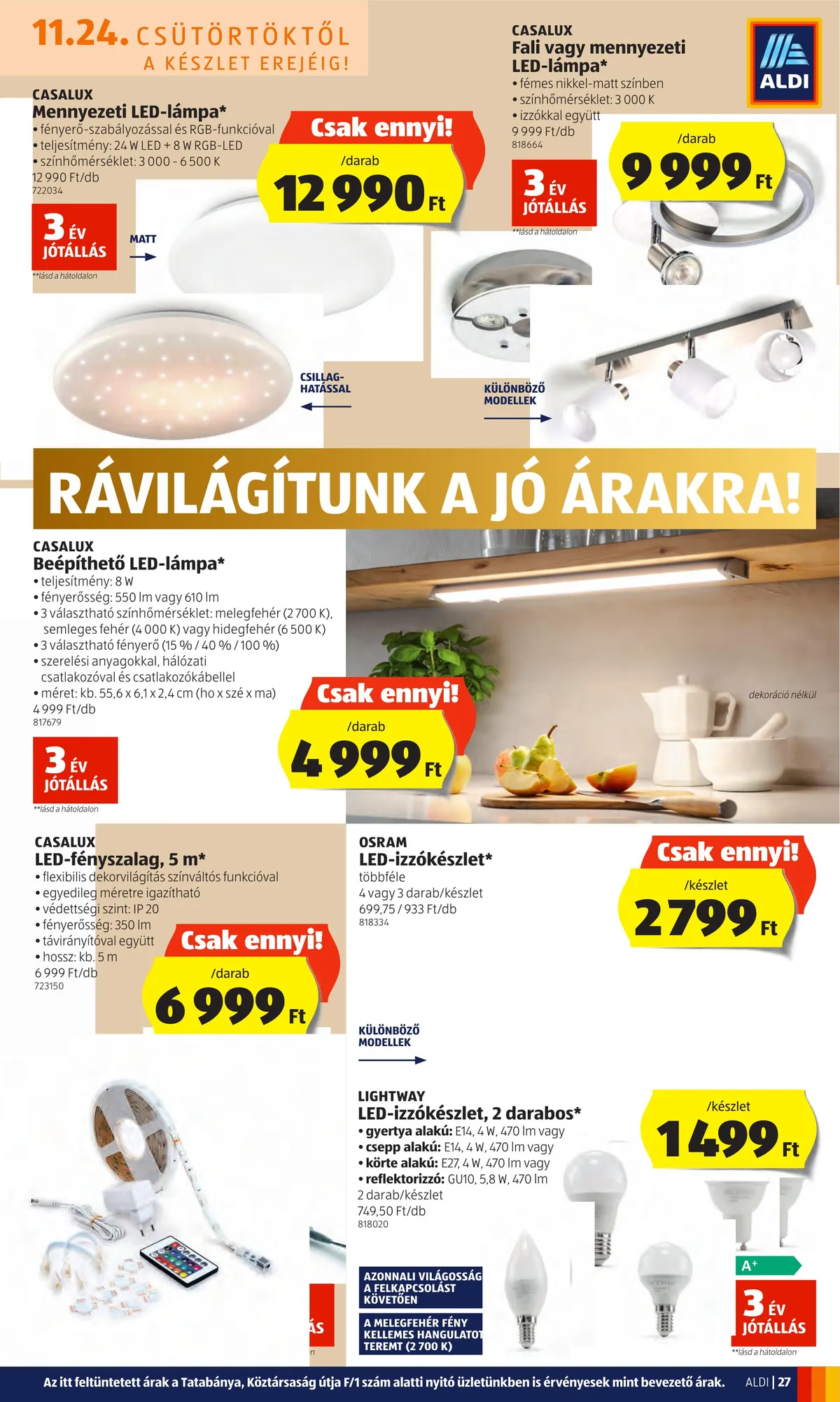 Aldi akciós újság 11.24–11.30 – 27. oldal