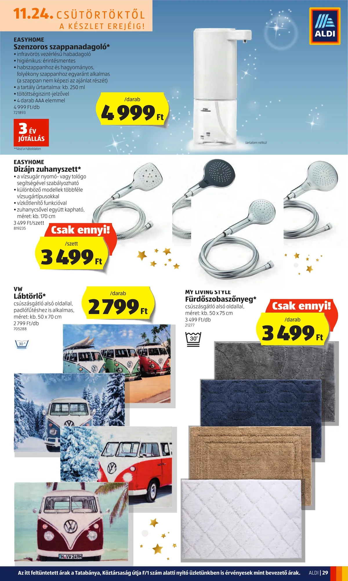 Aldi akciós újság 11.24–11.30 – 29. oldal