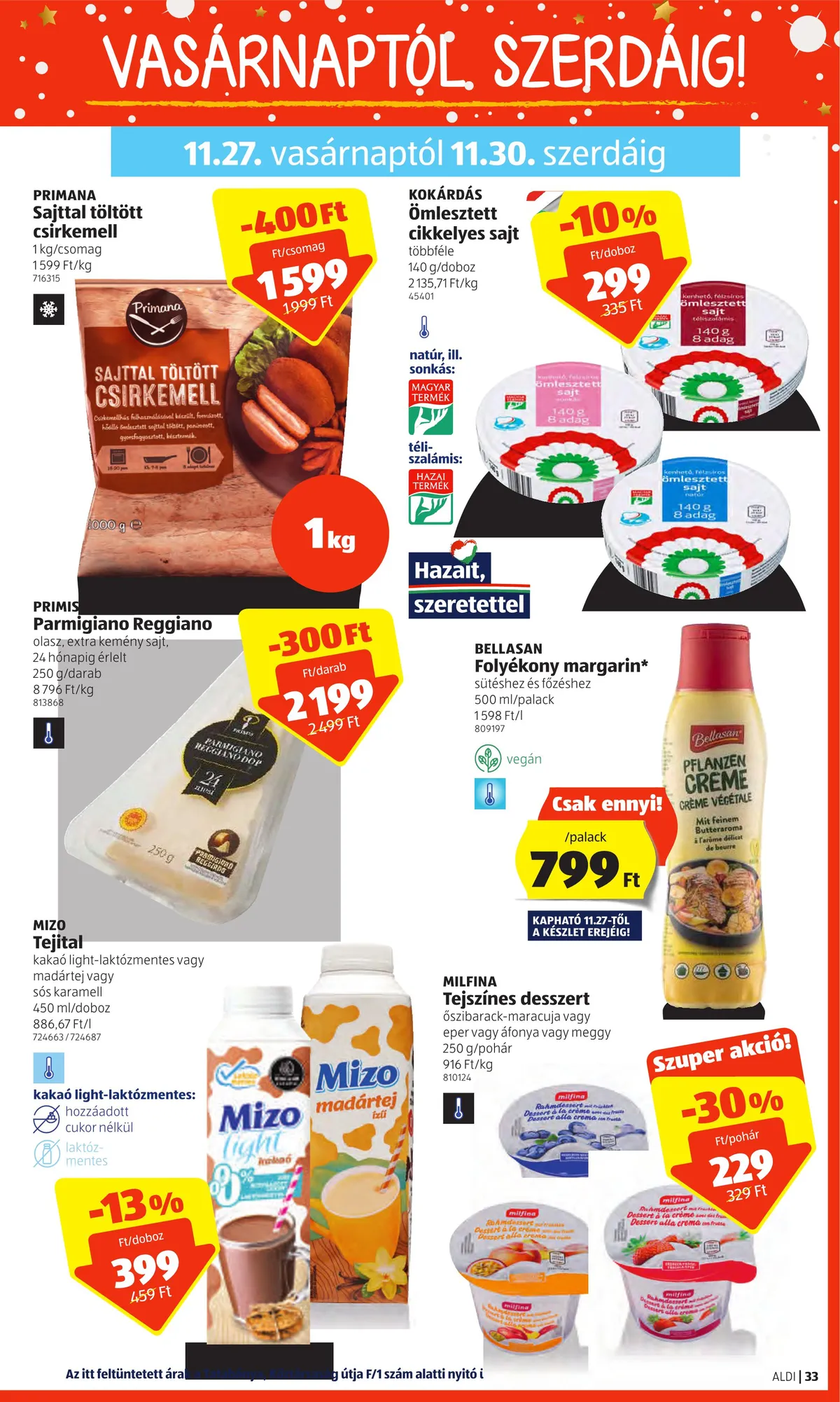 Aldi akciós újság 11.24–11.30 – 33. oldal