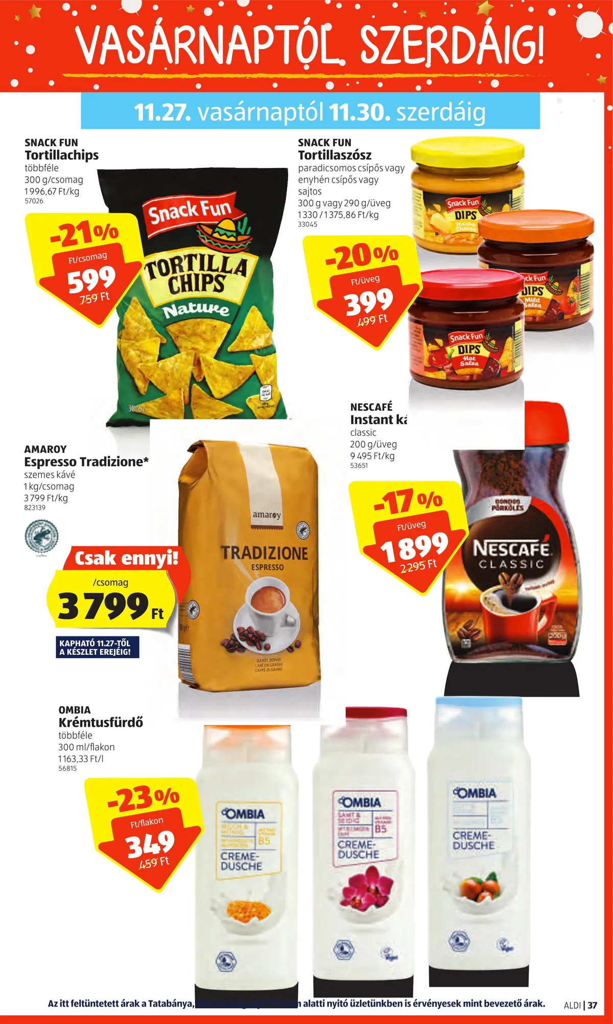 Aldi akciós újság 11.24–11.30 – 37. oldal
