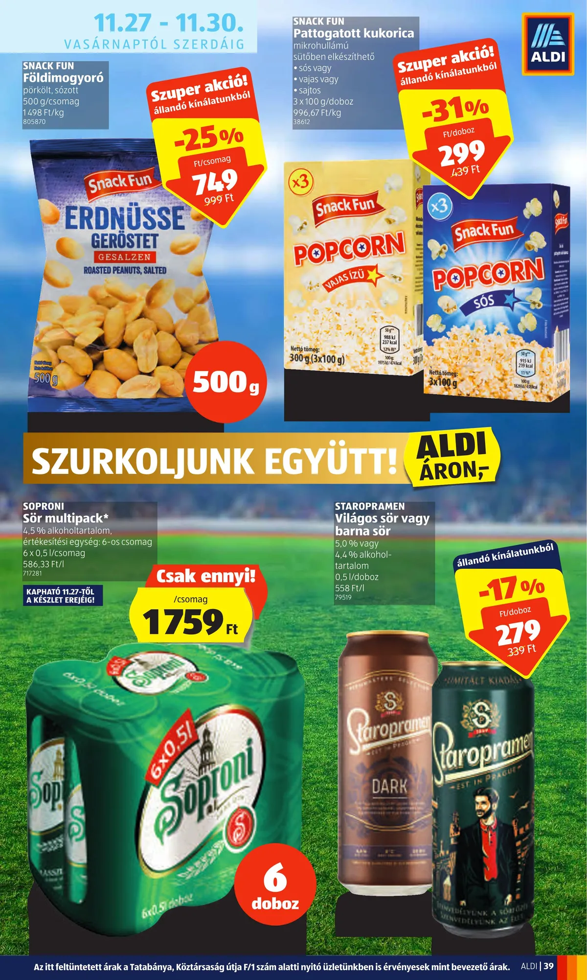 Aldi akciós újság 11.24–11.30 – 39. oldal