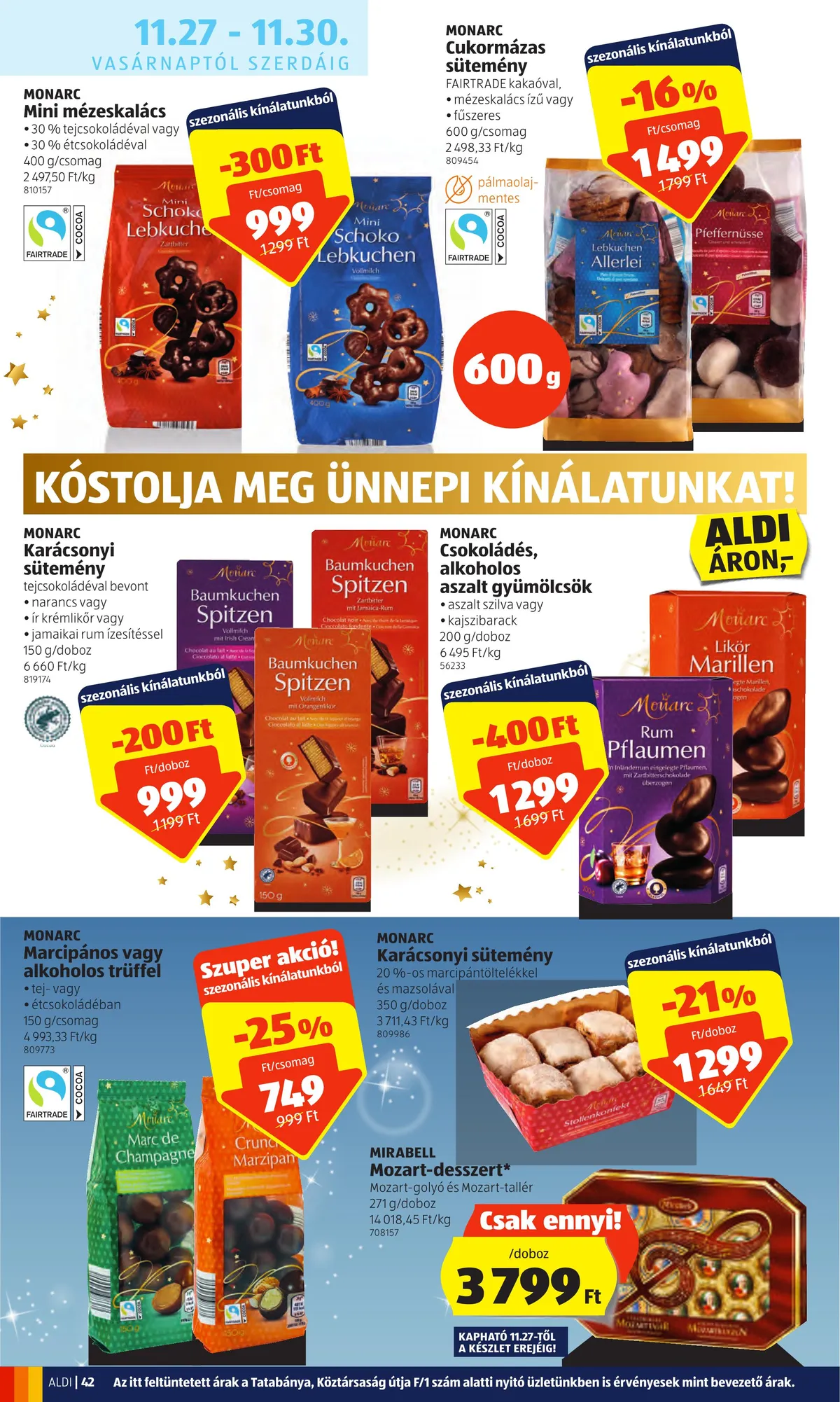 Aldi akciós újság 11.24–11.30 – 42. oldal