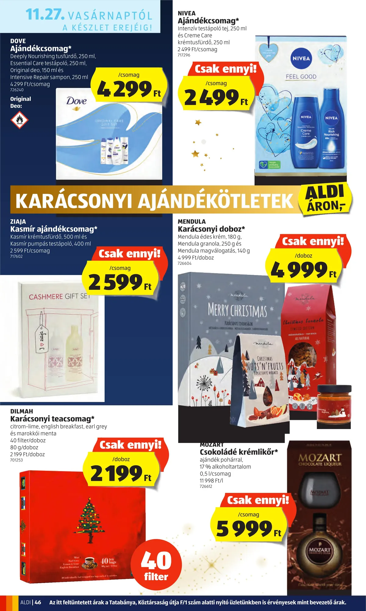 Aldi akciós újság 11.24–11.30 – 46. oldal