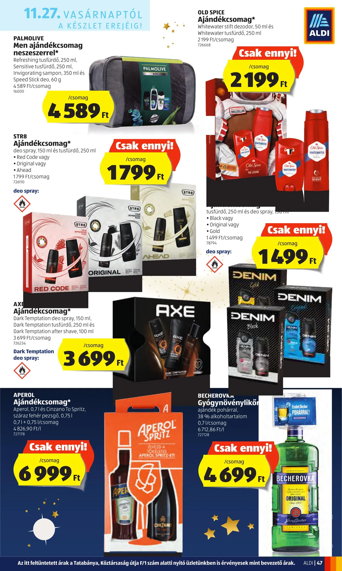 Aldi akciós újság 11.24–11.30 – 47. oldal