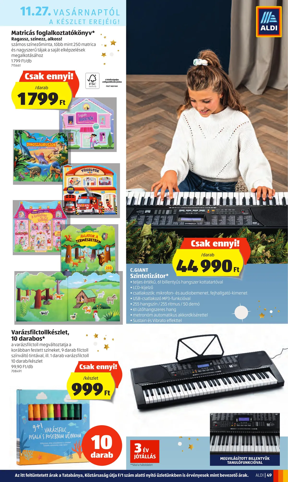 Aldi akciós újság 11.24–11.30 – 49. oldal