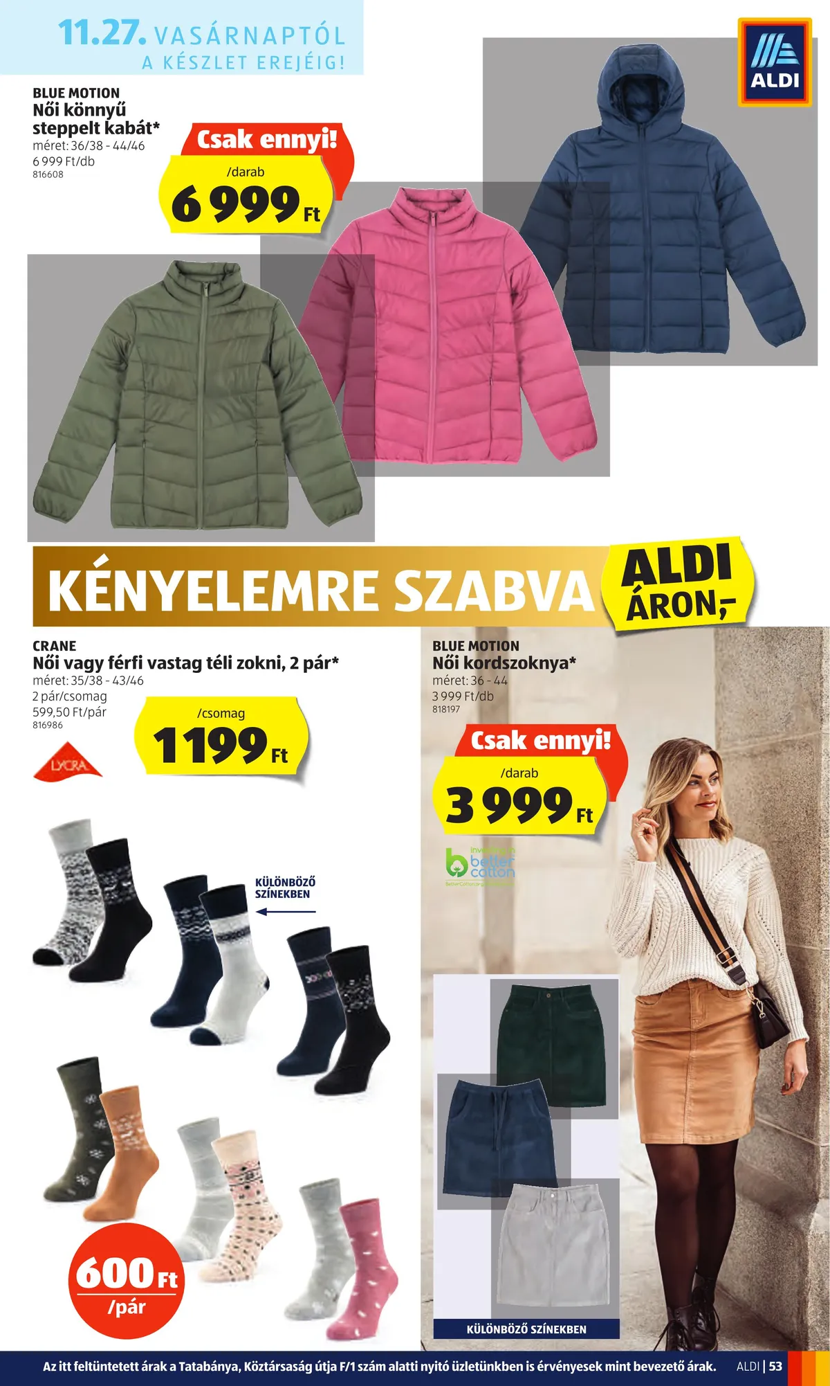 Aldi akciós újság 11.24–11.30 – 53. oldal