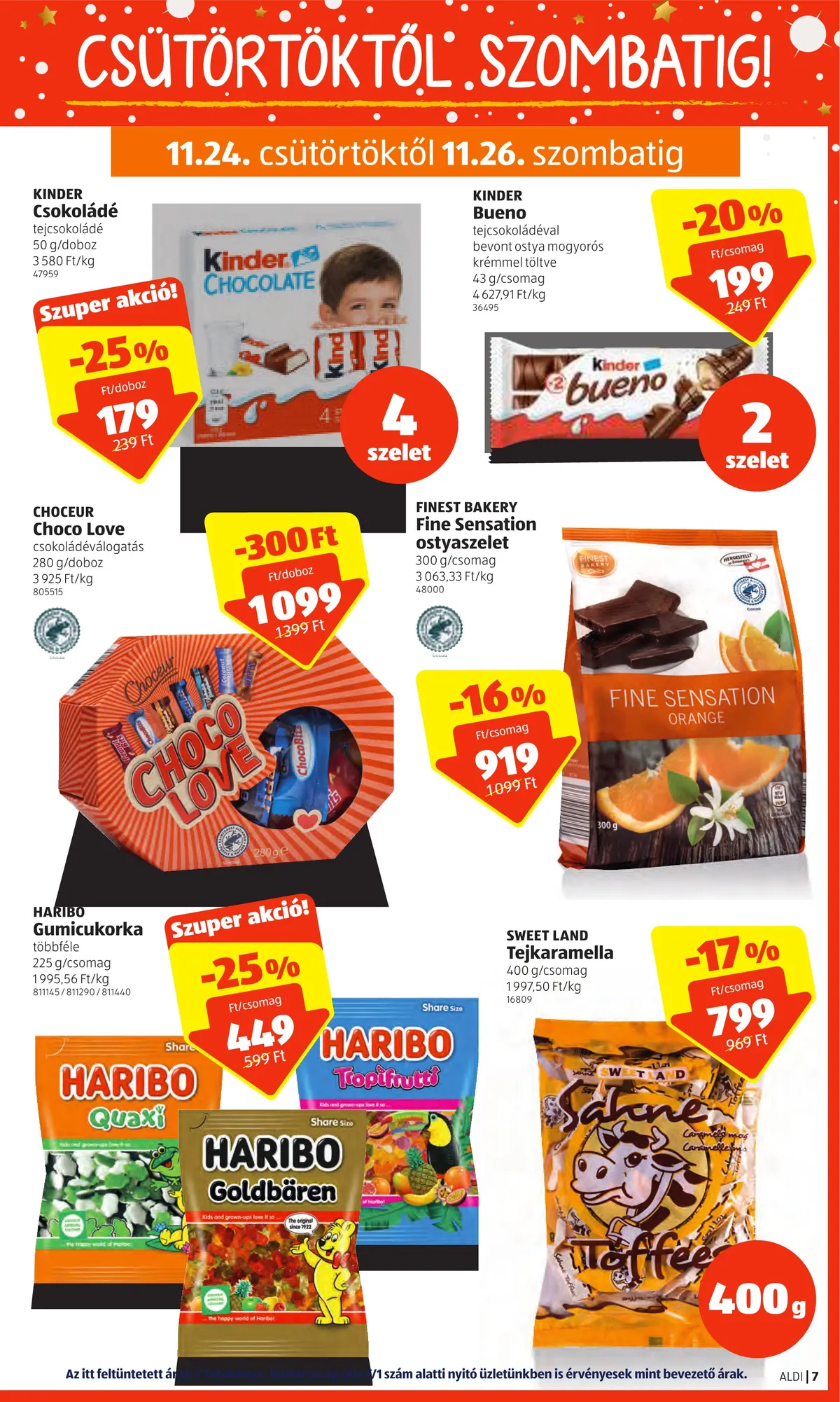 Aldi akciós újság 11.24–11.30 – 7. oldal