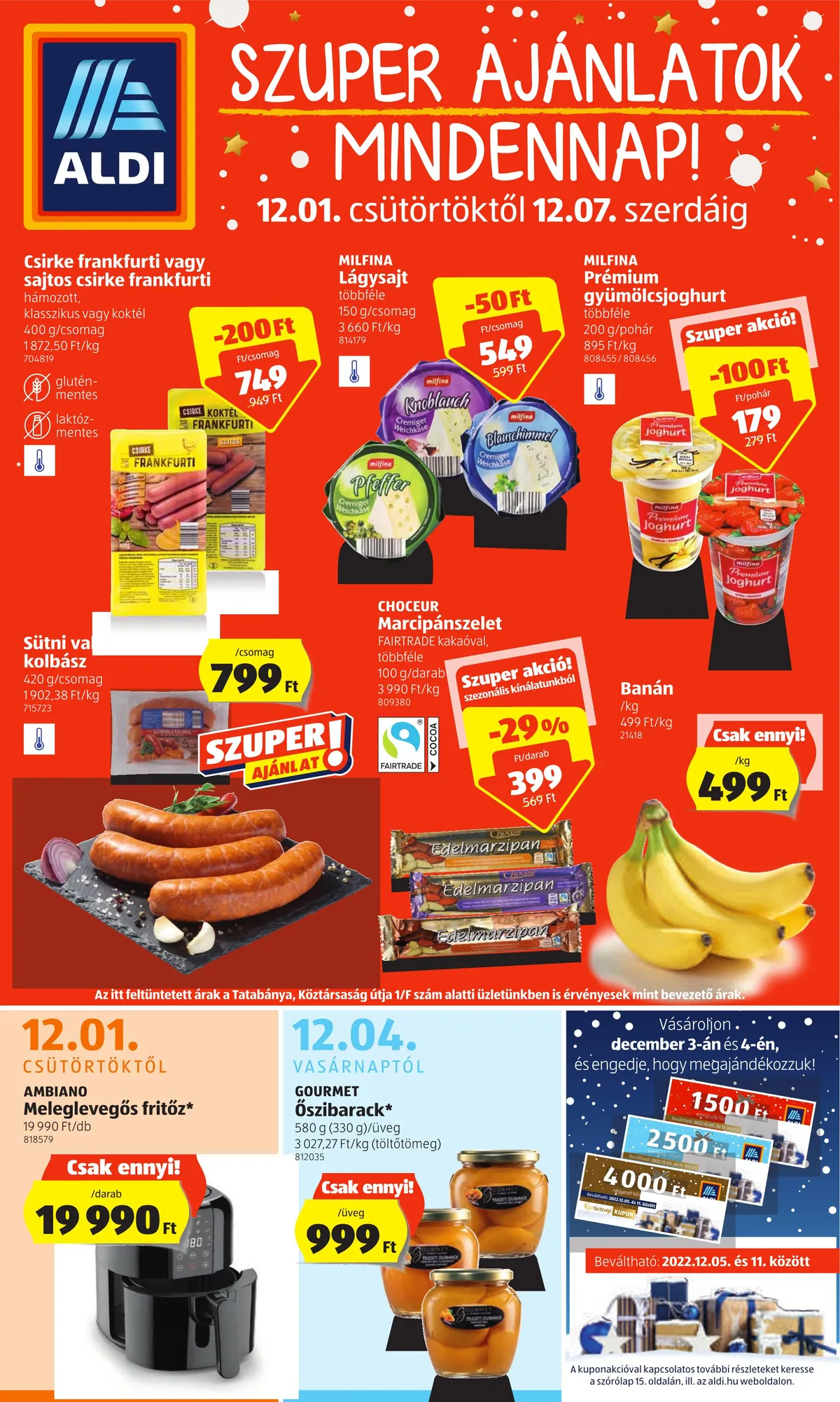 Aldi akciós újság 12.01–12.07