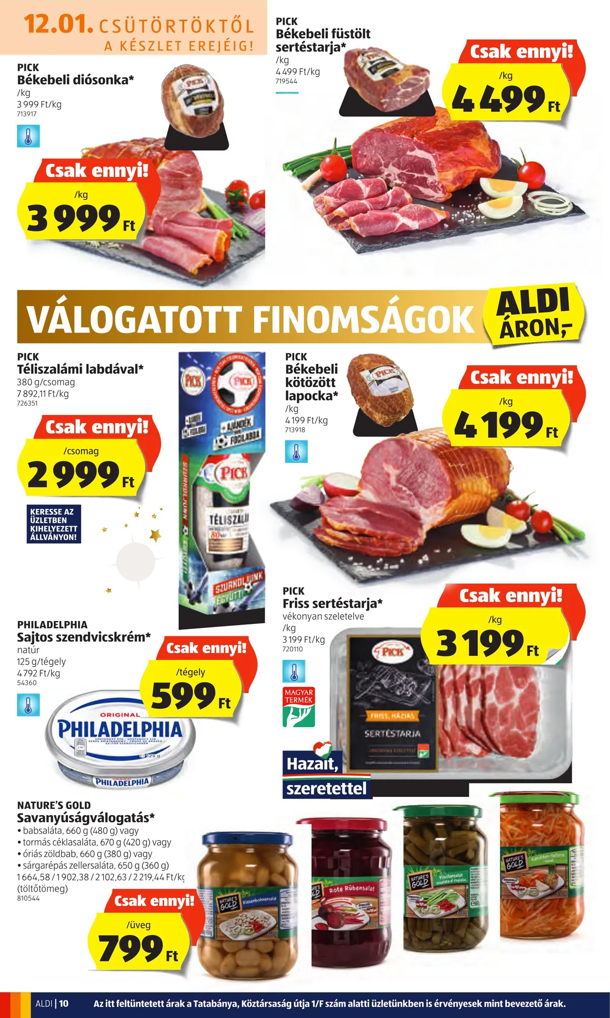 Aldi akciós újság 12.01–12.07 – 10. oldal