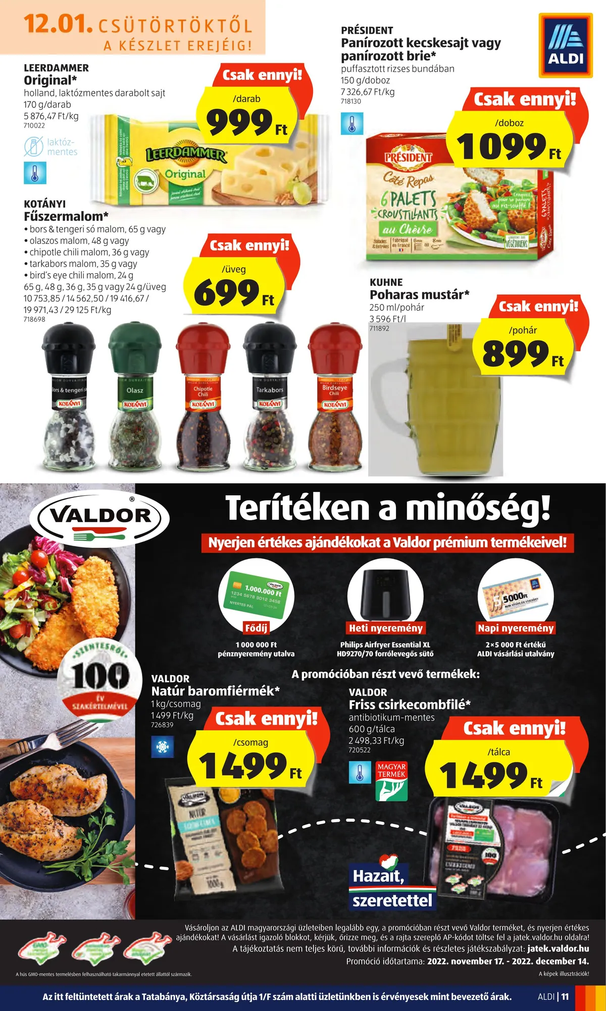 Aldi akciós újság 12.01–12.07 – 11. oldal