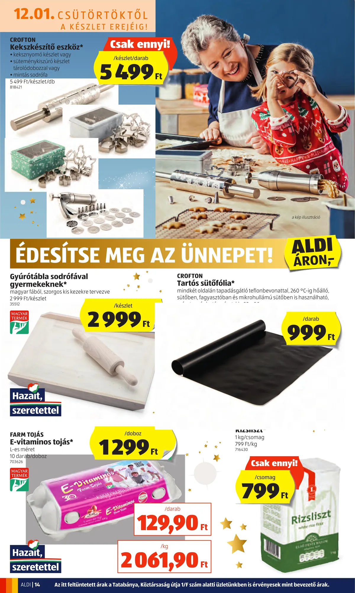 Aldi akciós újság 12.01–12.07 – 14. oldal