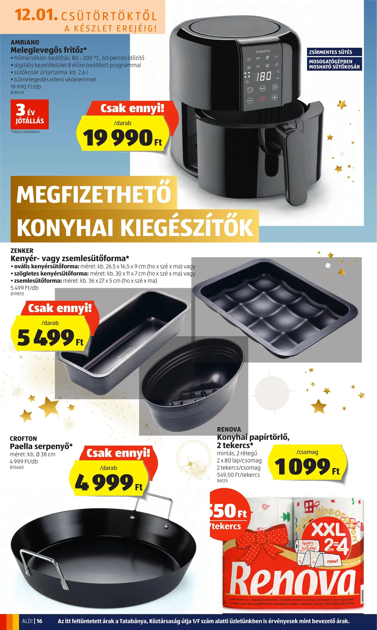 Aldi akciós újság 12.01–12.07 – 16. oldal