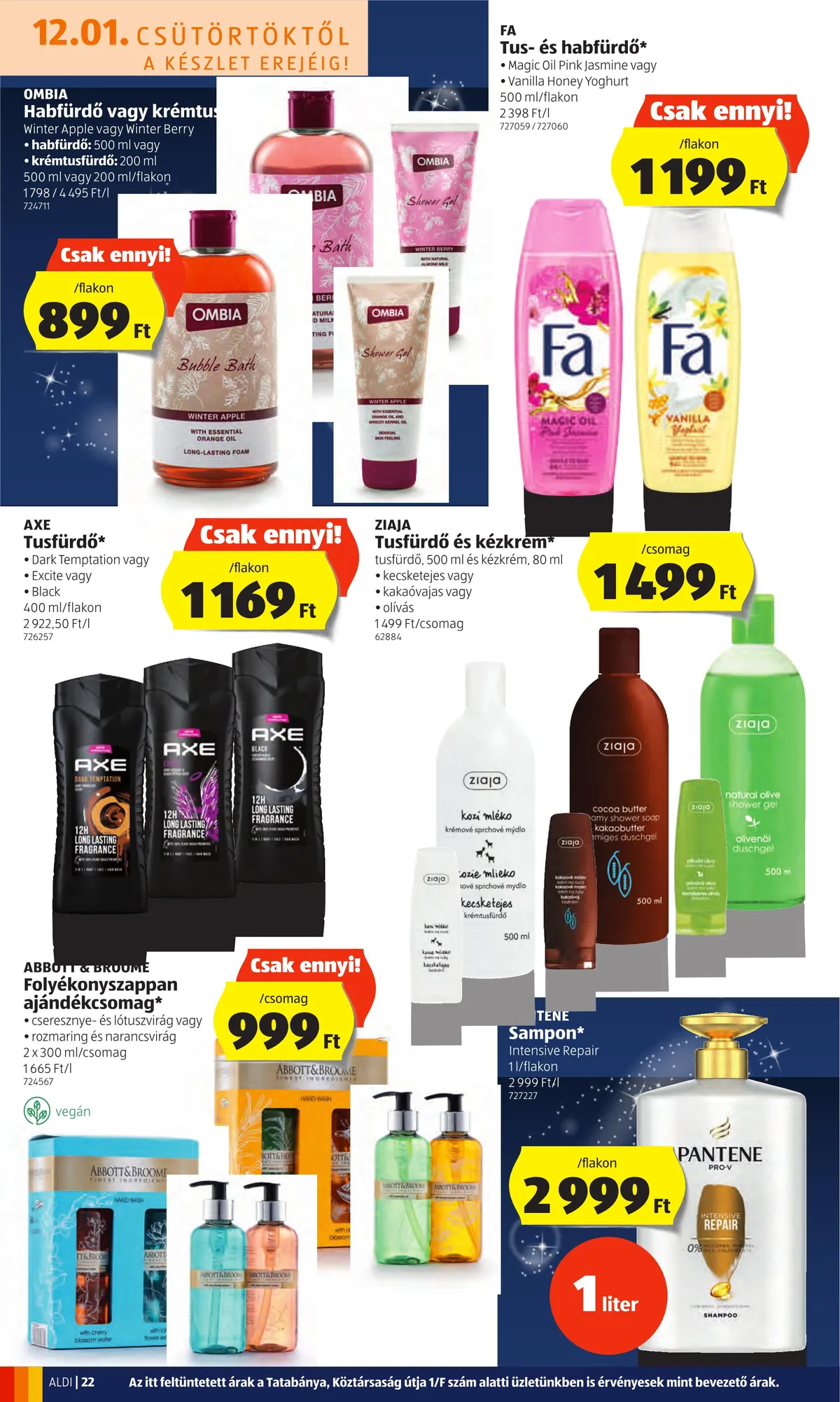 Aldi akciós újság 12.01–12.07 – 22. oldal