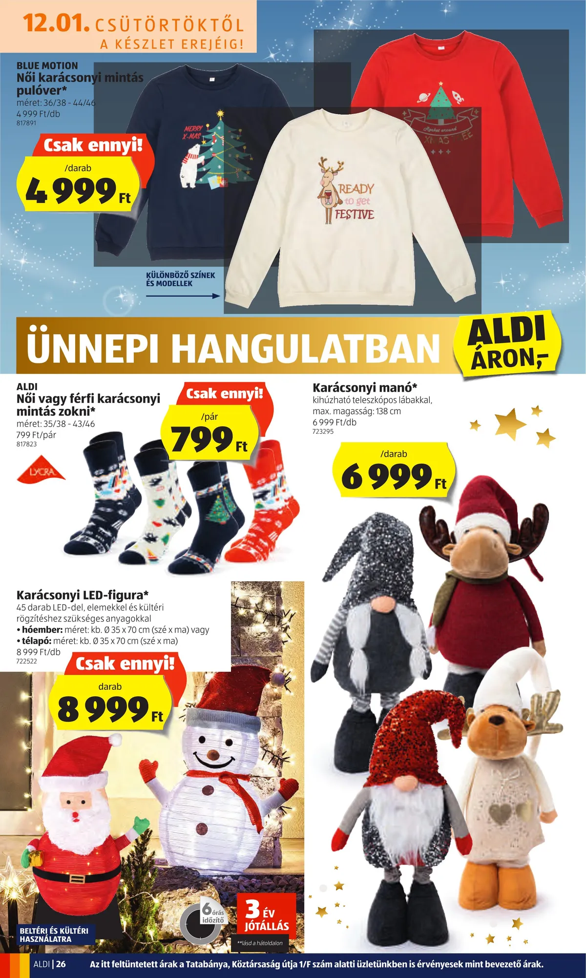 Aldi akciós újság 12.01–12.07 – 26. oldal