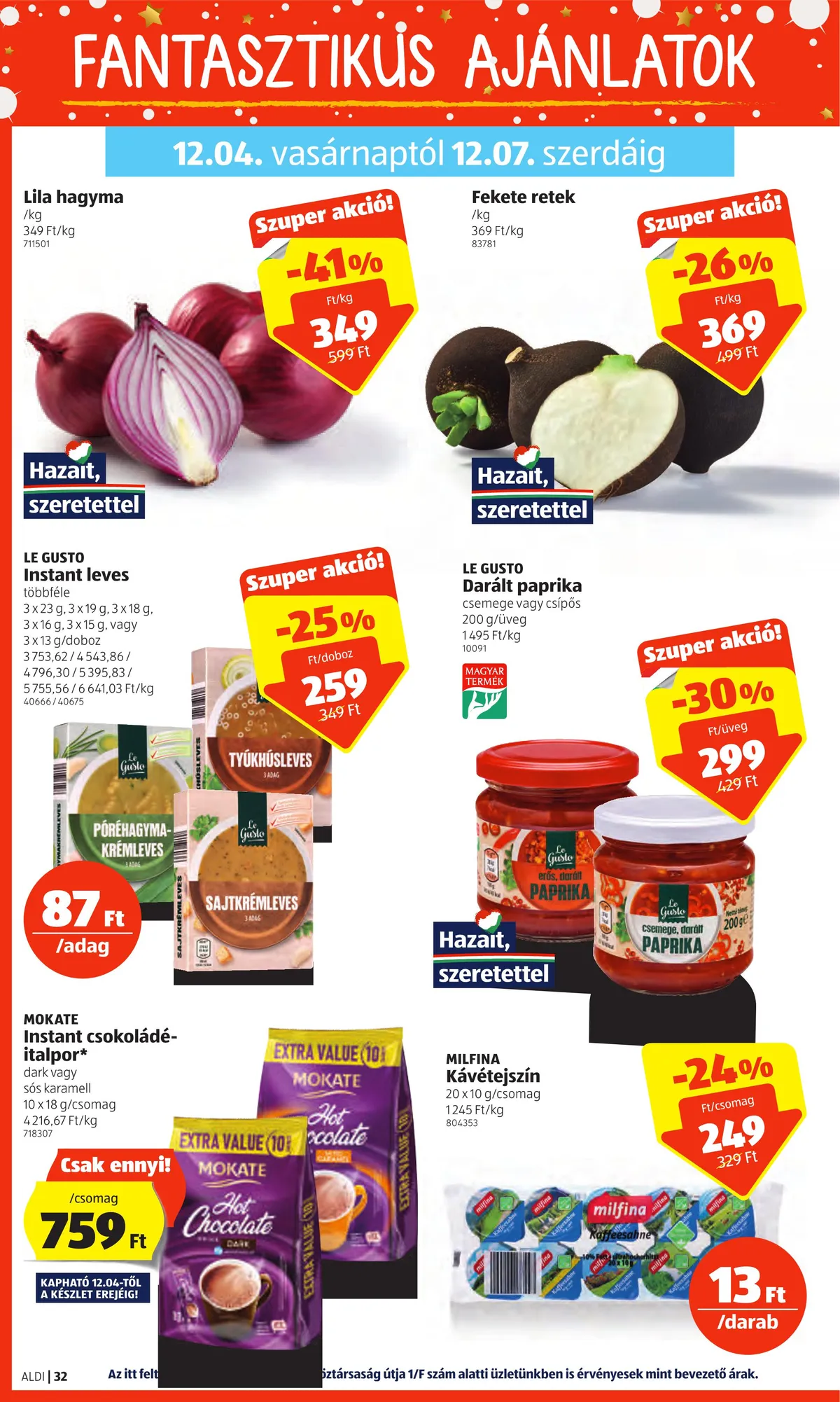 Aldi akciós újság 12.01–12.07 – 32. oldal