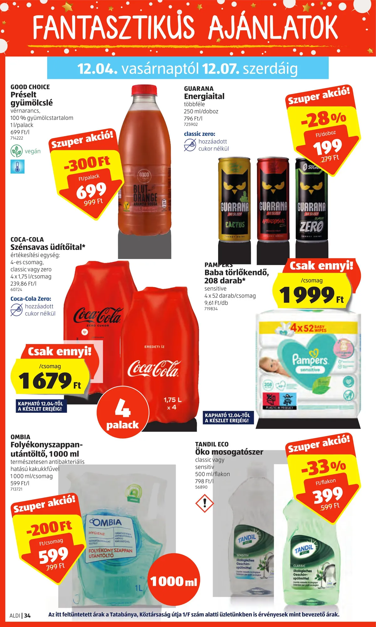 Aldi akciós újság 12.01–12.07 – 34. oldal