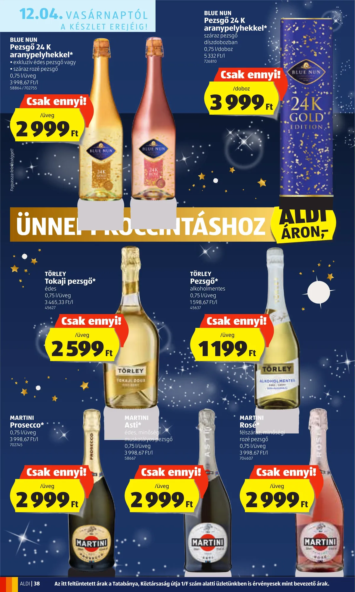 Aldi akciós újság 12.01–12.07 – 38. oldal