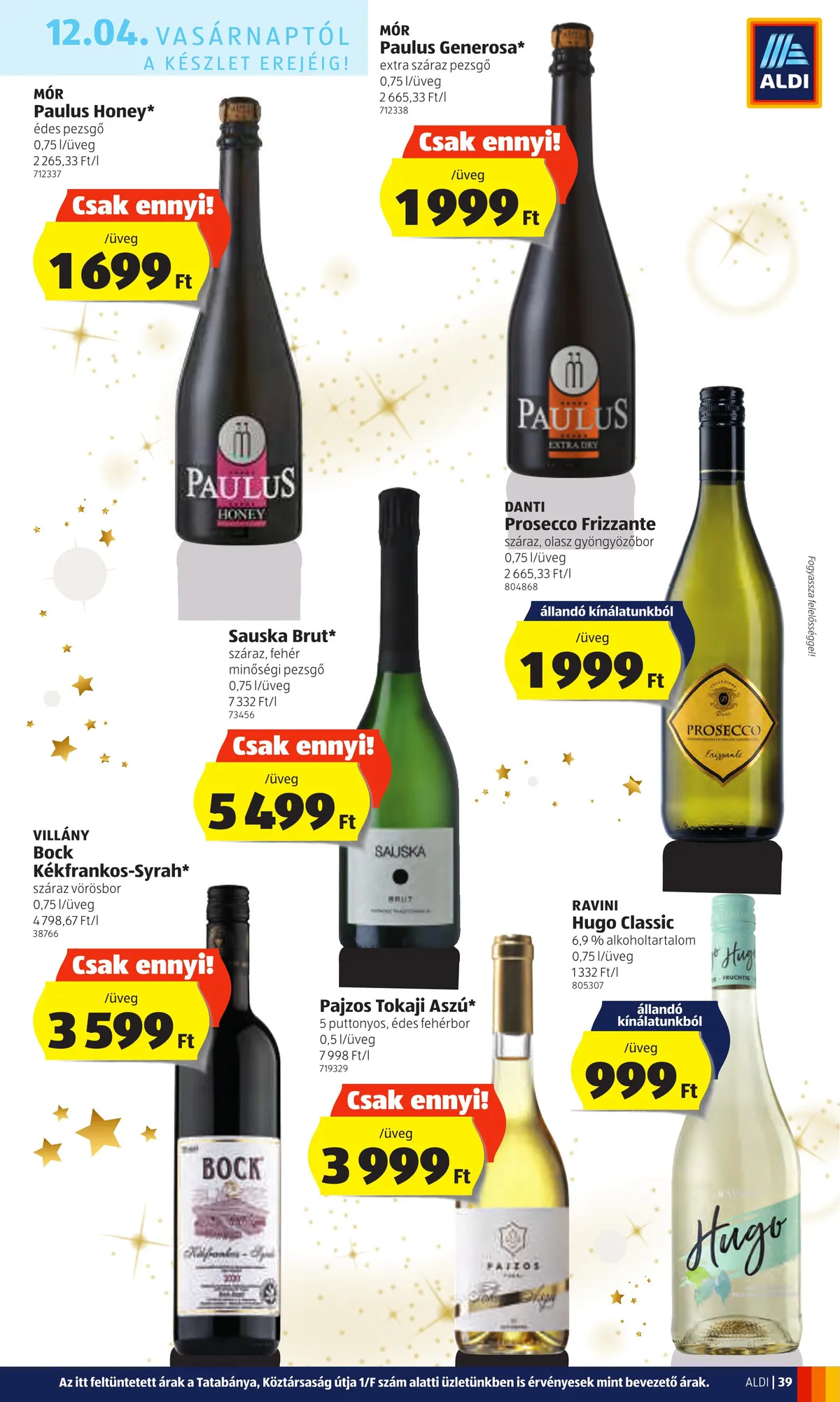 Aldi akciós újság 12.01–12.07 – 39. oldal
