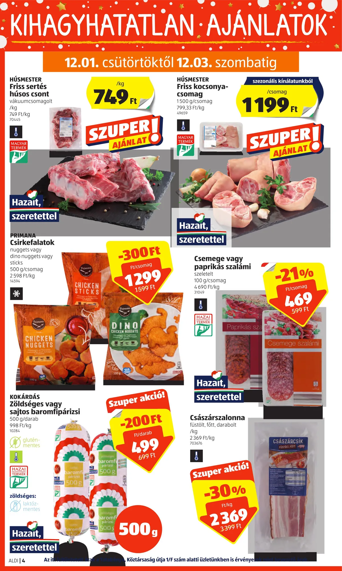 Aldi akciós újság 12.01–12.07 – 4. oldal