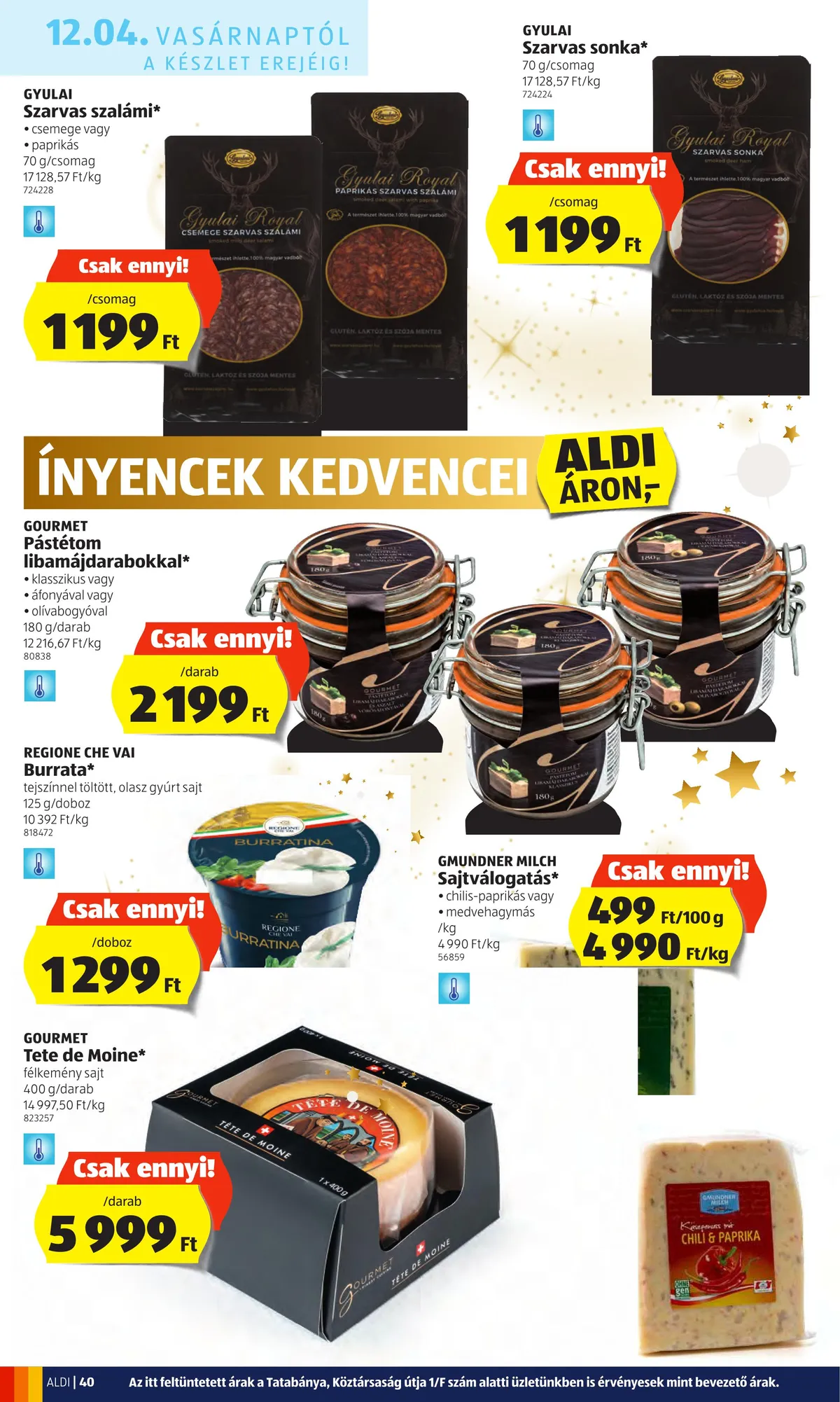 Aldi akciós újság 12.01–12.07 – 40. oldal