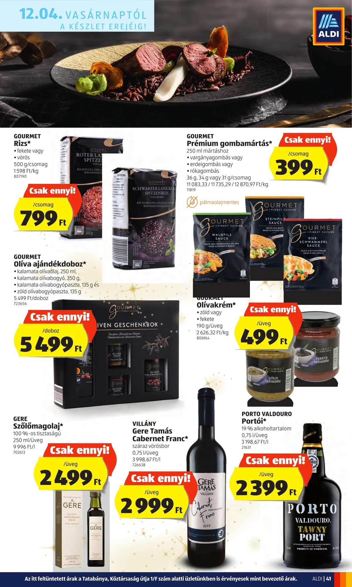 Aldi akciós újság 12.01–12.07 – 41. oldal