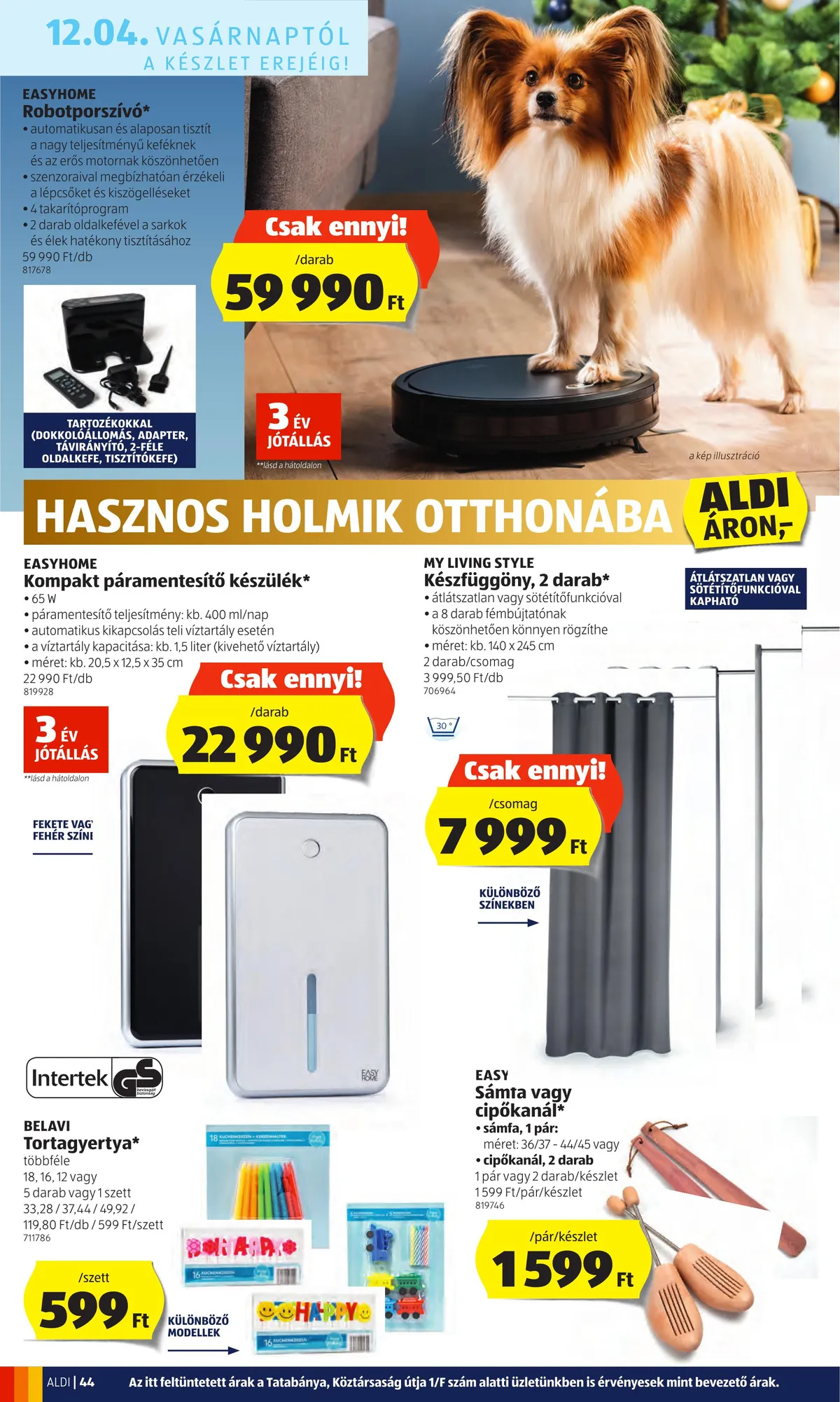 Aldi akciós újság 12.01–12.07 – 44. oldal