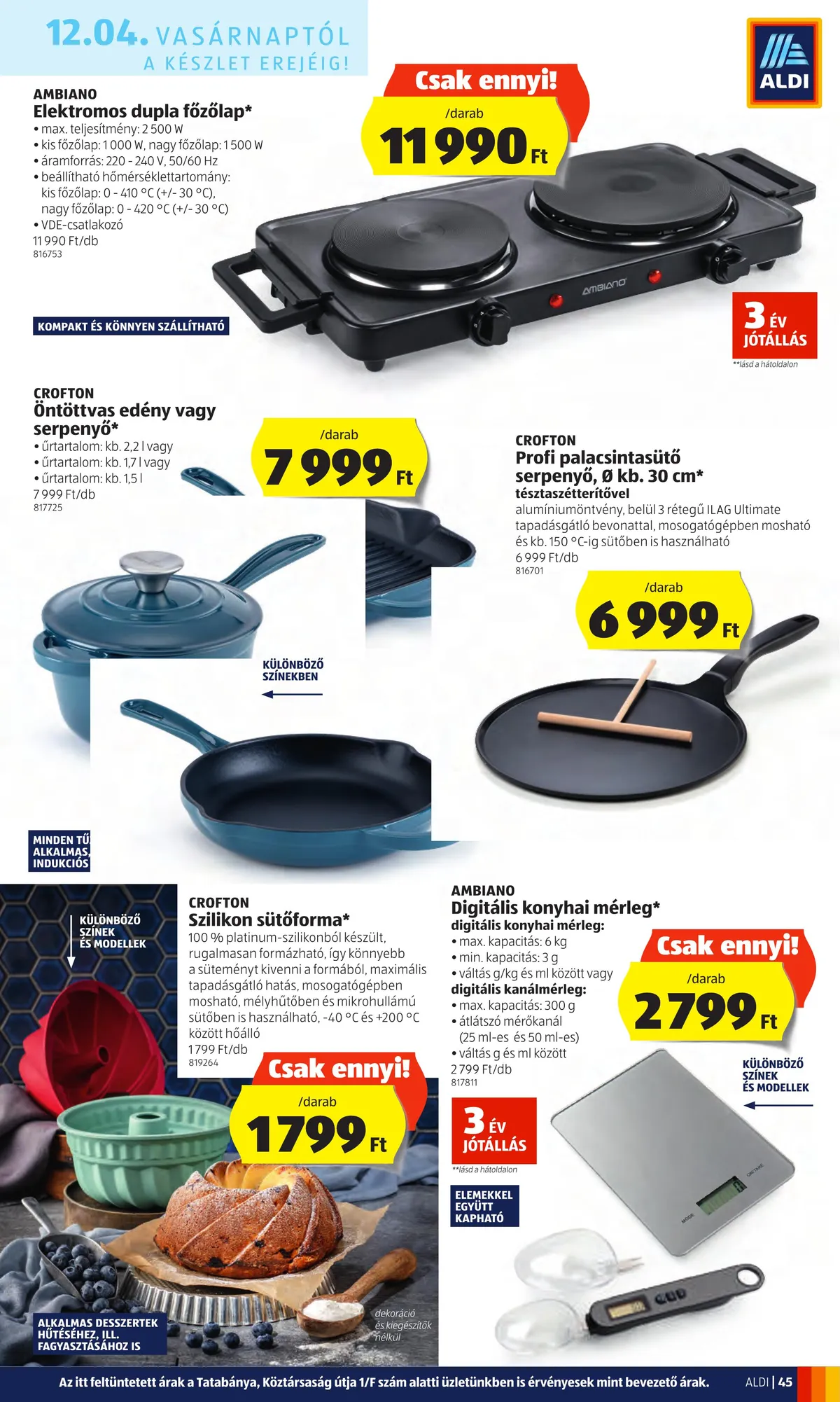 Aldi akciós újság 12.01–12.07 – 45. oldal