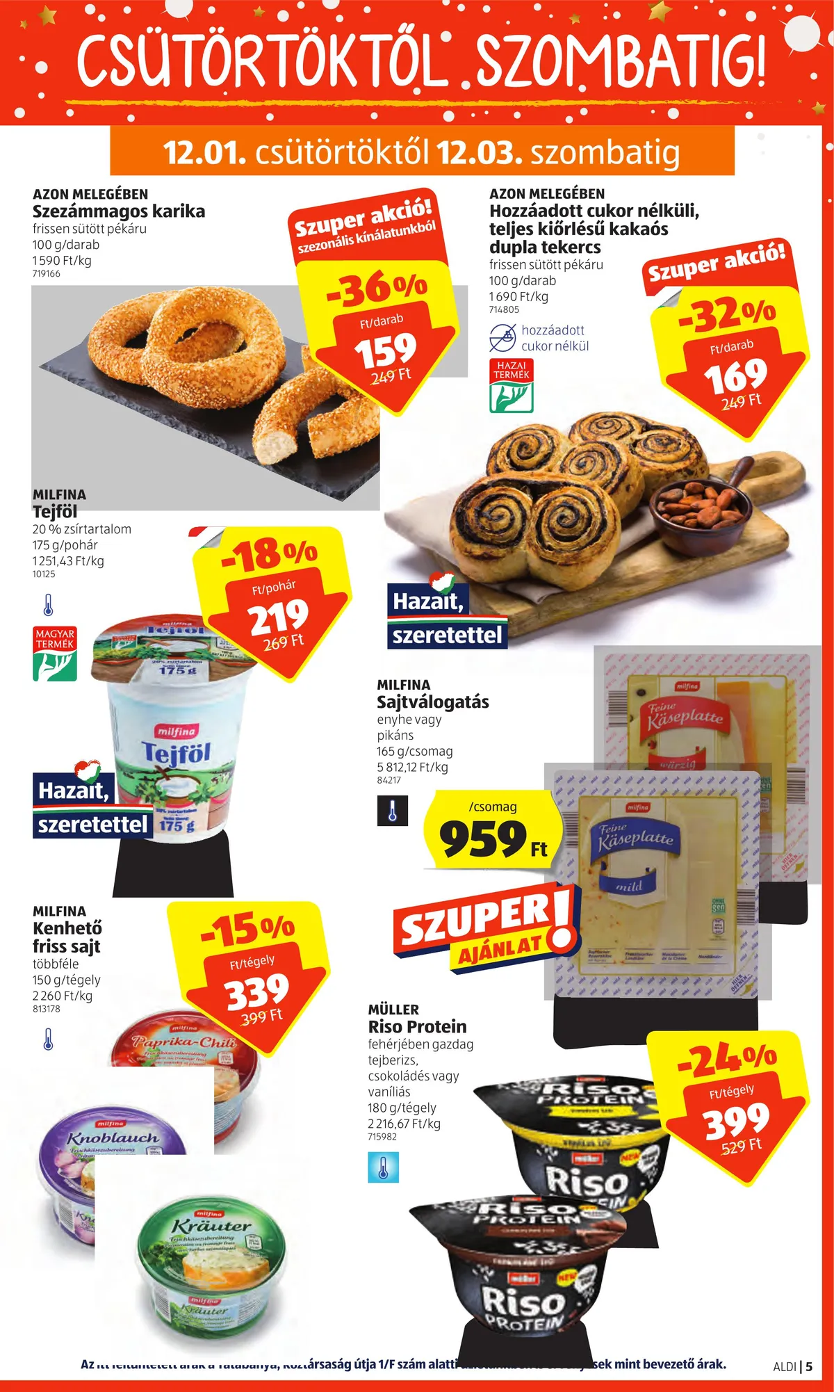 Aldi akciós újság 12.01–12.07 – 5. oldal