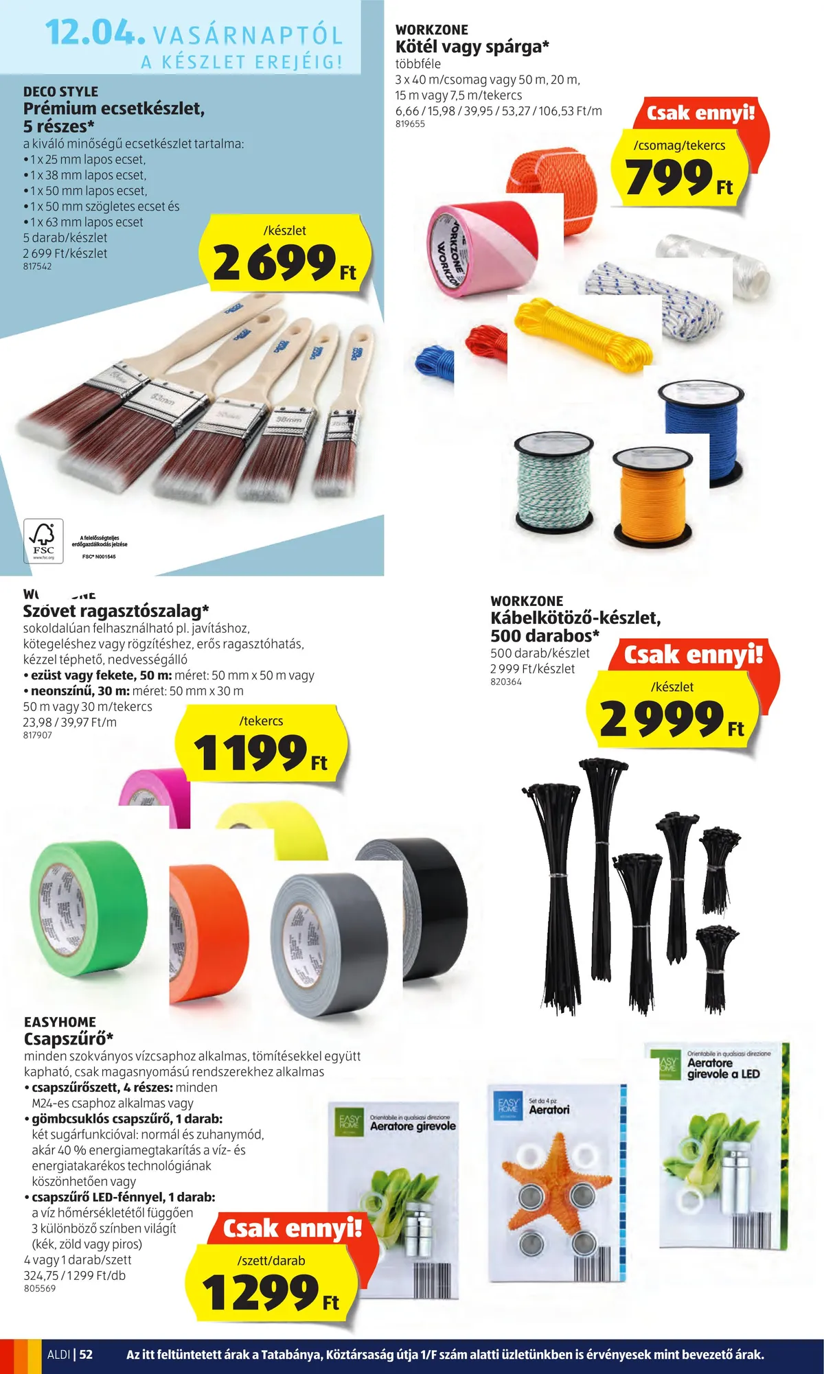 Aldi akciós újság 12.01–12.07 – 52. oldal