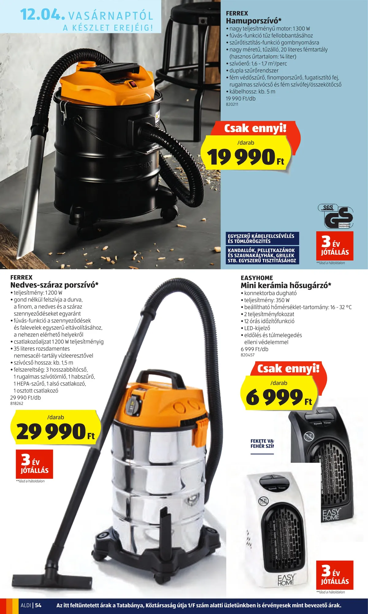 Aldi akciós újság 12.01–12.07 – 54. oldal