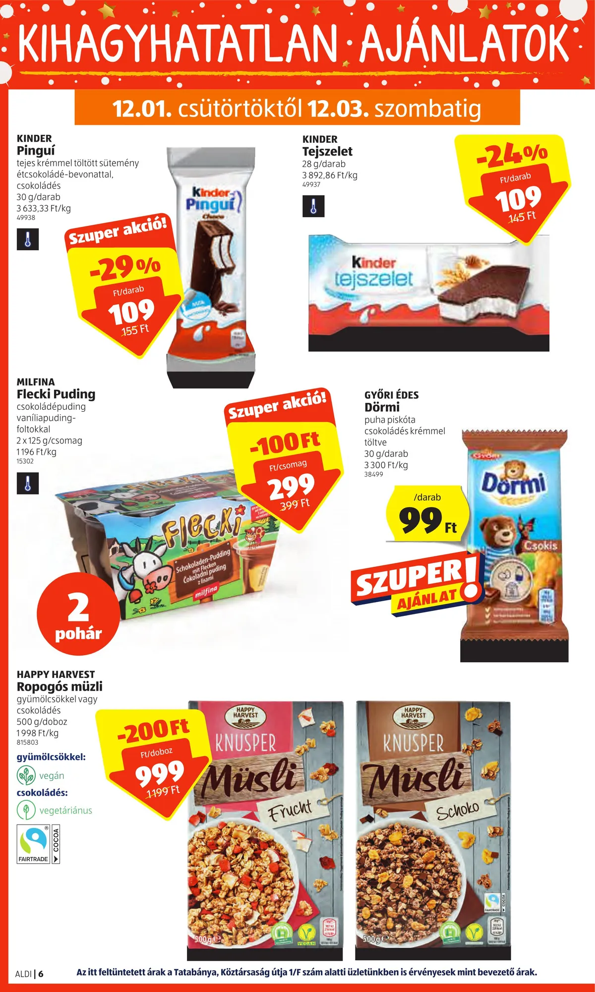 Aldi akciós újság 12.01–12.07 – 6. oldal