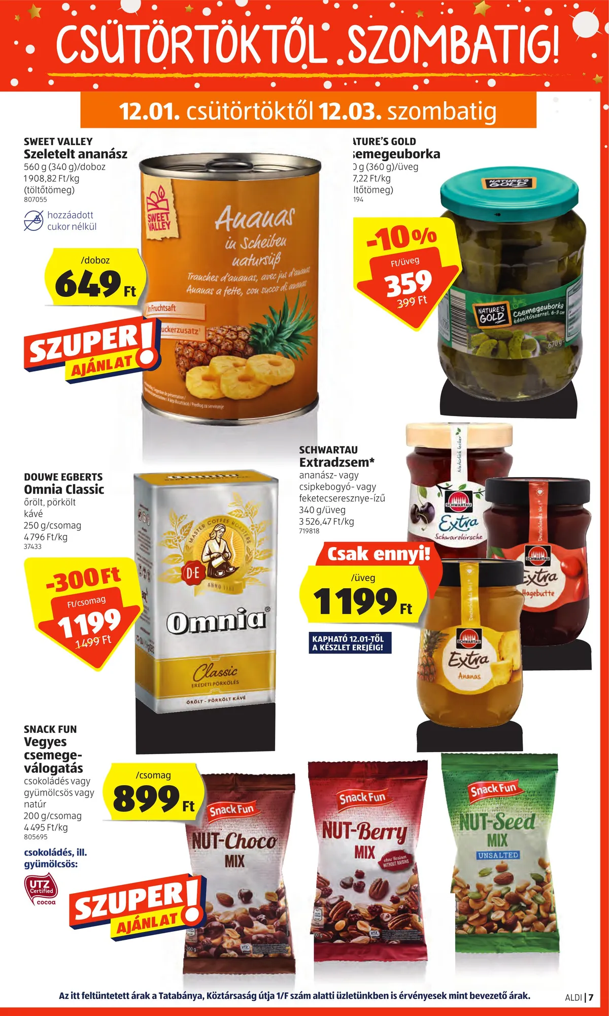 Aldi akciós újság 12.01–12.07 – 7. oldal