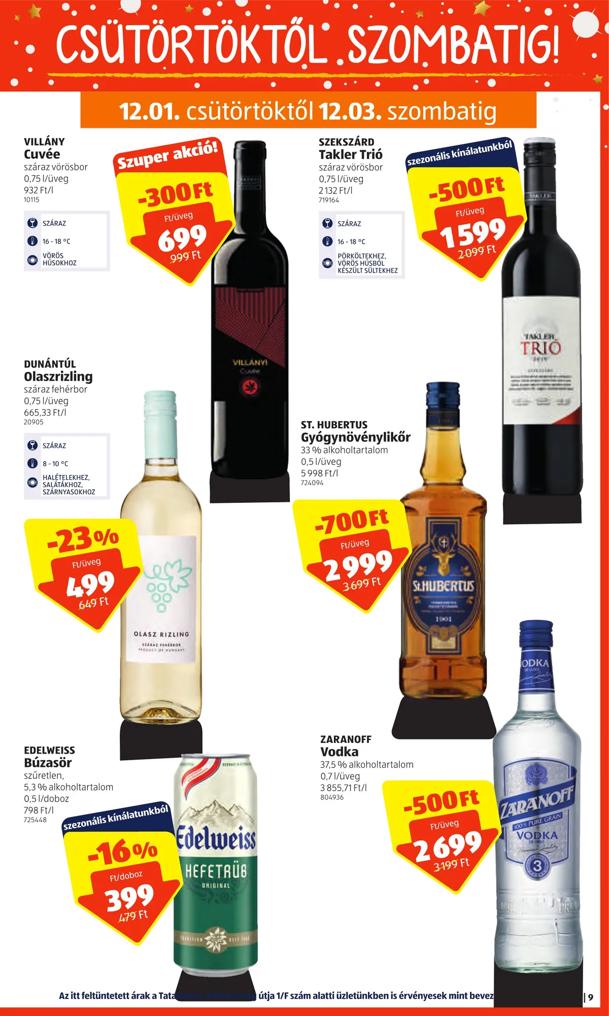 Aldi akciós újság 12.01–12.07 – 9. oldal