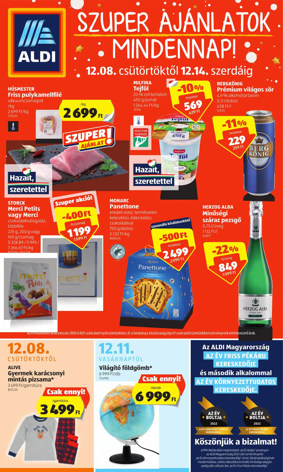 Aldi akciós újság 12.08–12.14