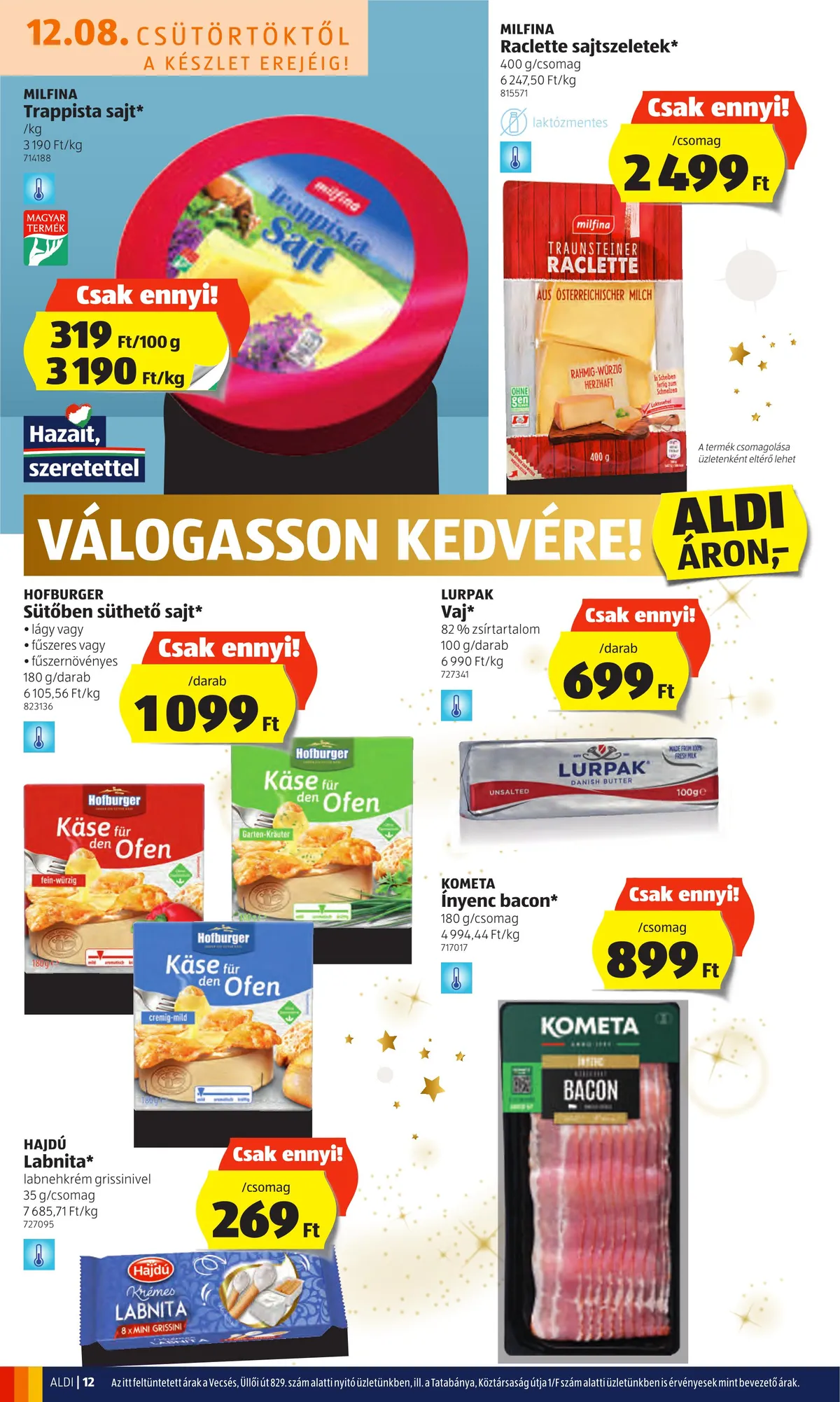 Aldi akciós újság 12.08–12.14 – 12. oldal
