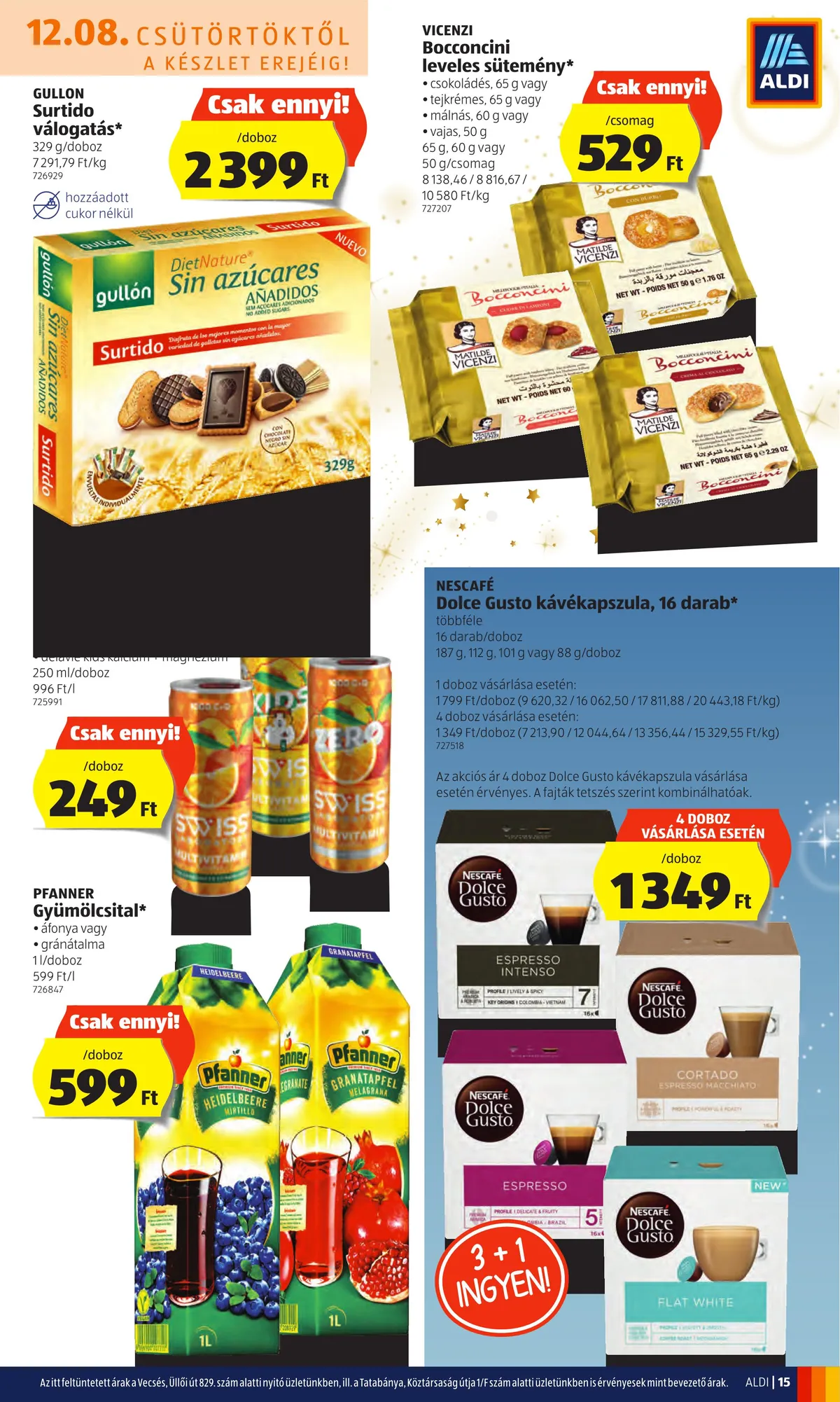 Aldi akciós újság 12.08–12.14 – 15. oldal