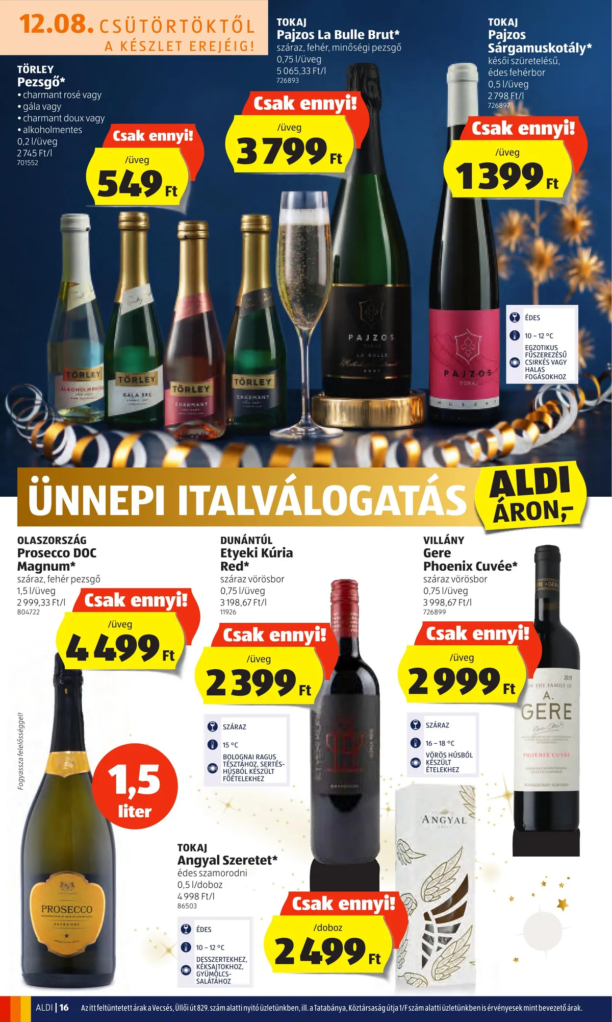 Aldi akciós újság 12.08–12.14 – 16. oldal