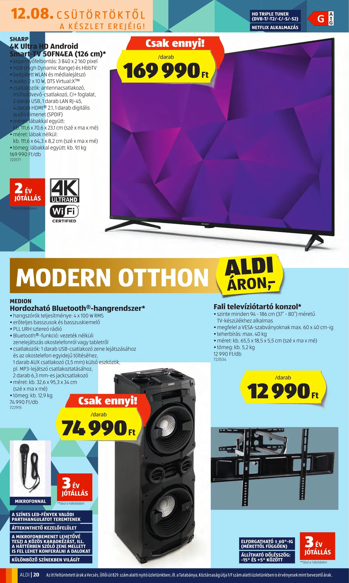 Aldi akciós újság 12.08–12.14 – 20. oldal