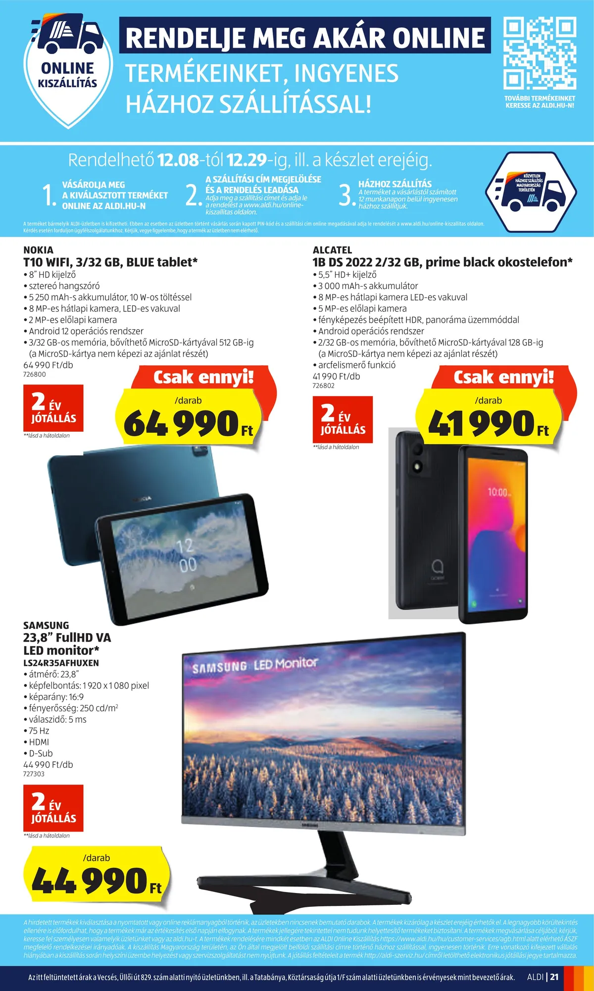 Aldi akciós újság 12.08–12.14 – 21. oldal