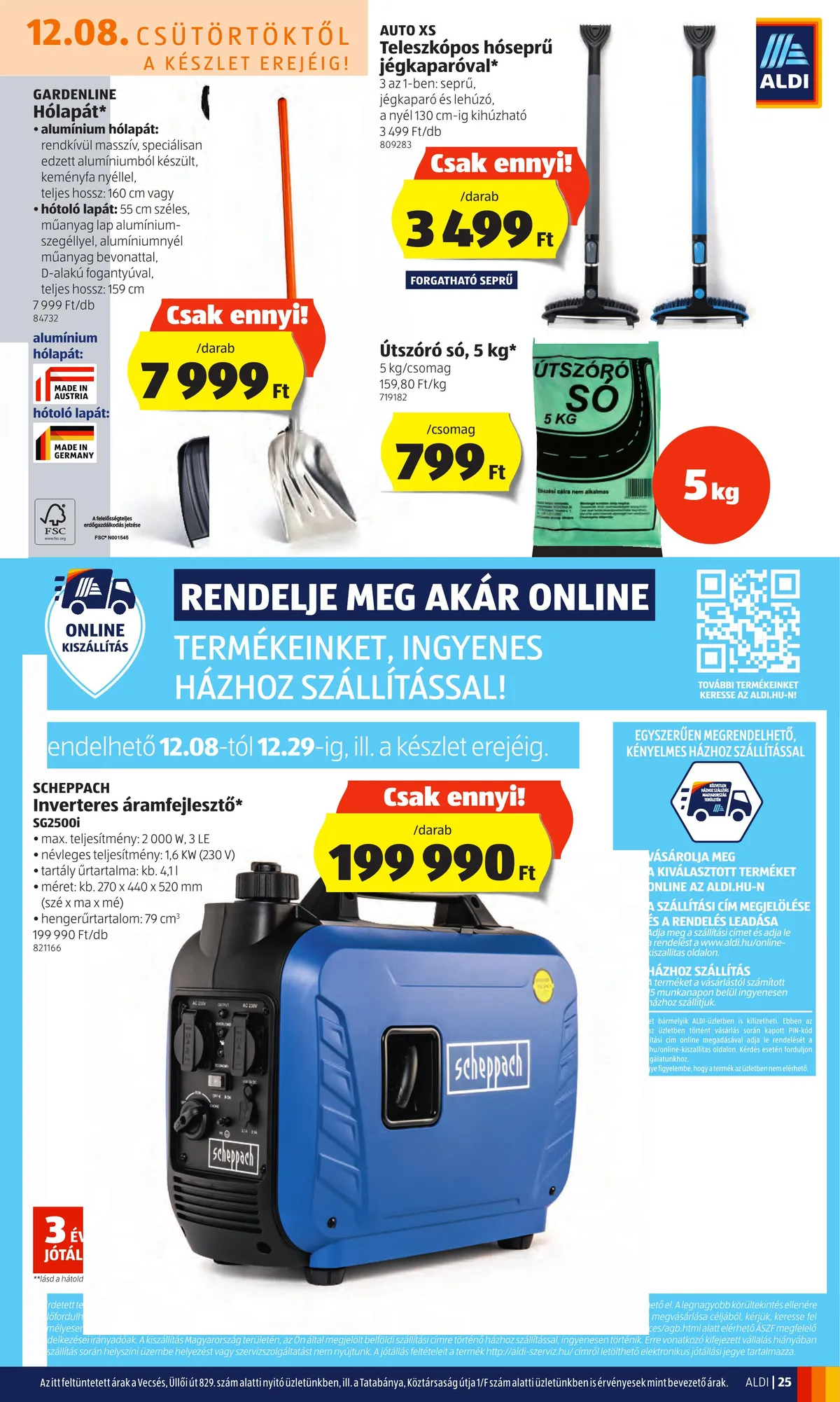 Aldi akciós újság 12.08–12.14 – 25. oldal