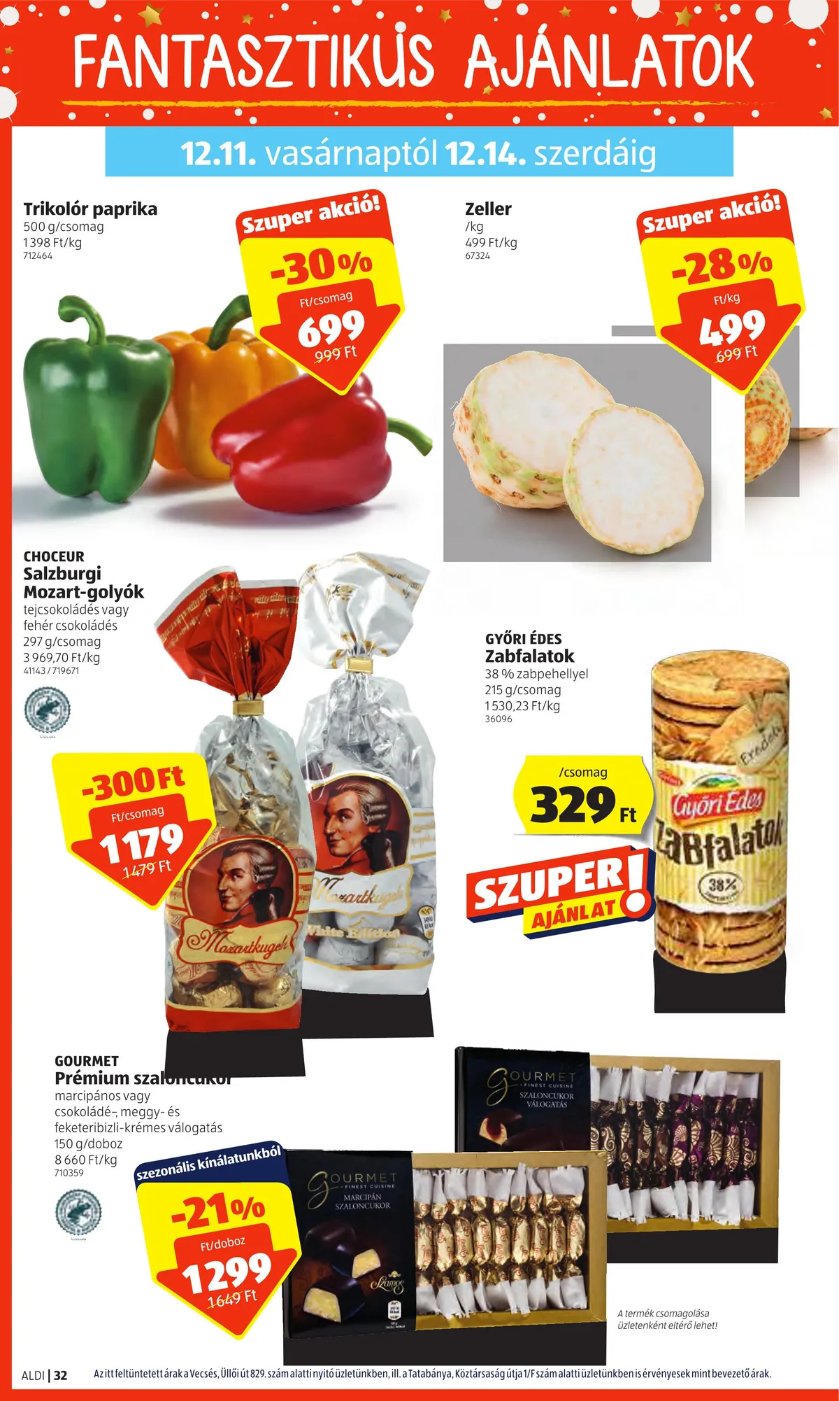 Aldi akciós újság 12.08–12.14 – 32. oldal