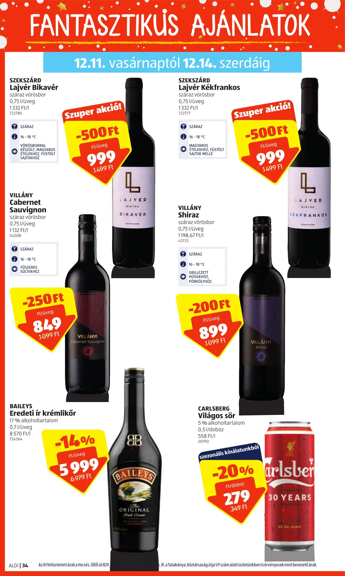 Aldi akciós újság 12.08–12.14 – 34. oldal
