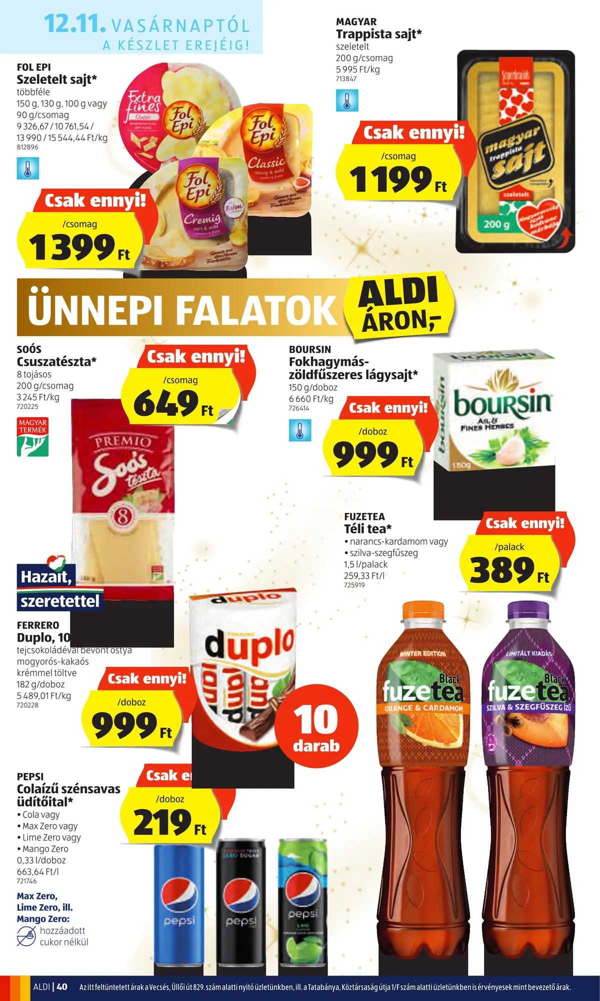 Aldi akciós újság 12.08–12.14 – 40. oldal