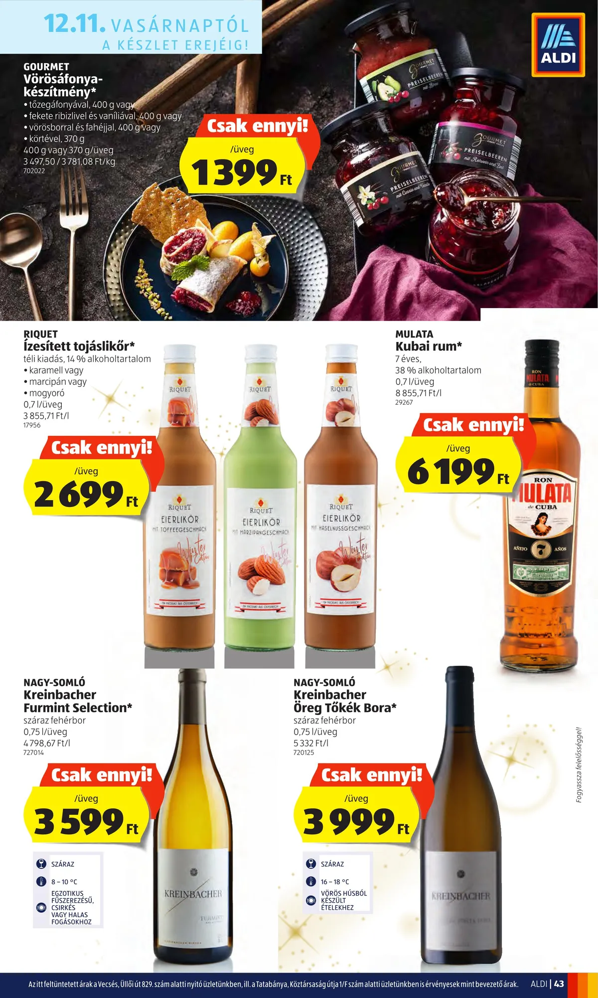 Aldi akciós újság 12.08–12.14 – 43. oldal