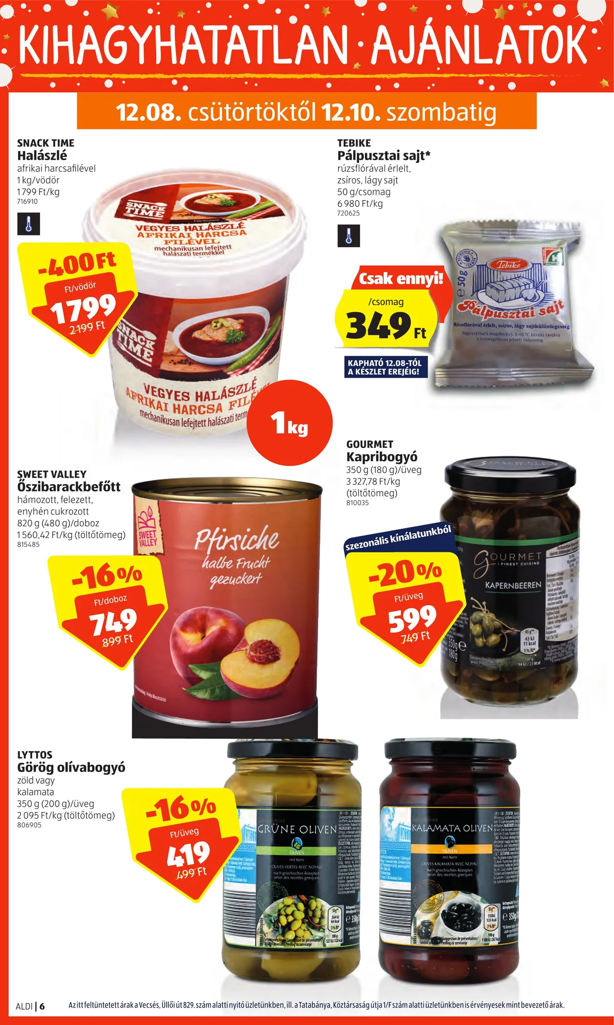 Aldi akciós újság 12.08–12.14 – 6. oldal
